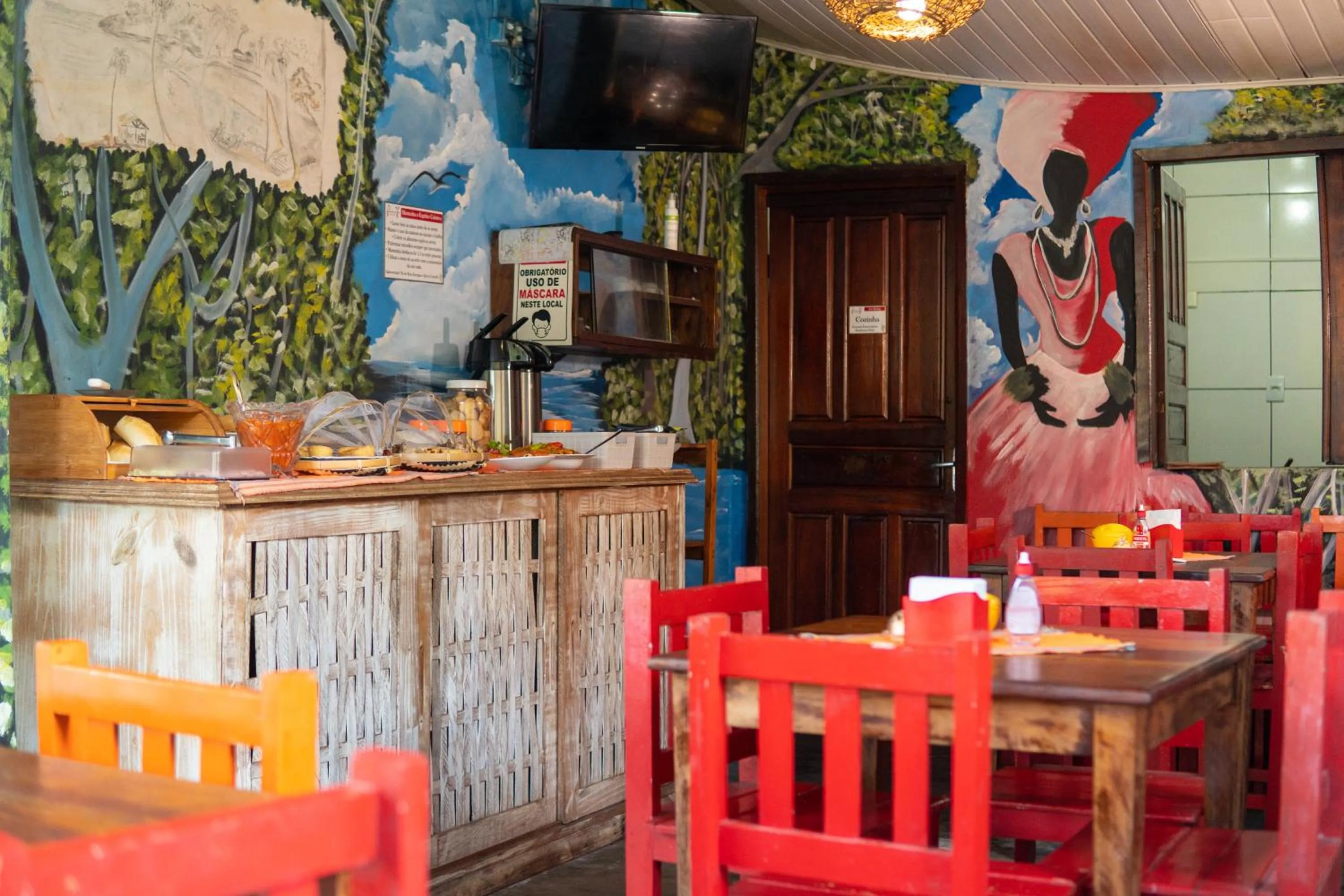 Dining area in PV Pousada Passarela da Vila