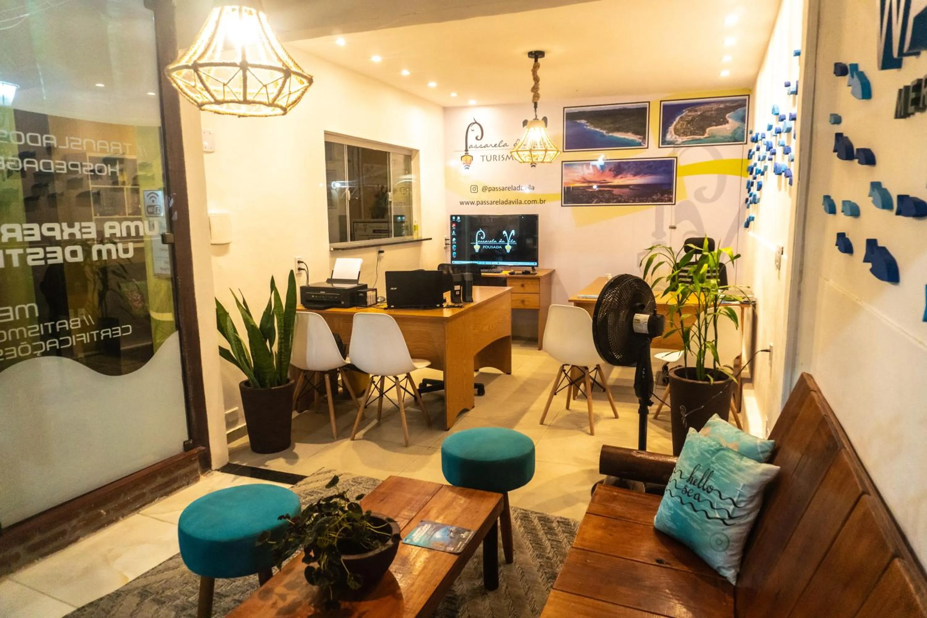 Lobby or reception in PV Pousada Passarela da Vila