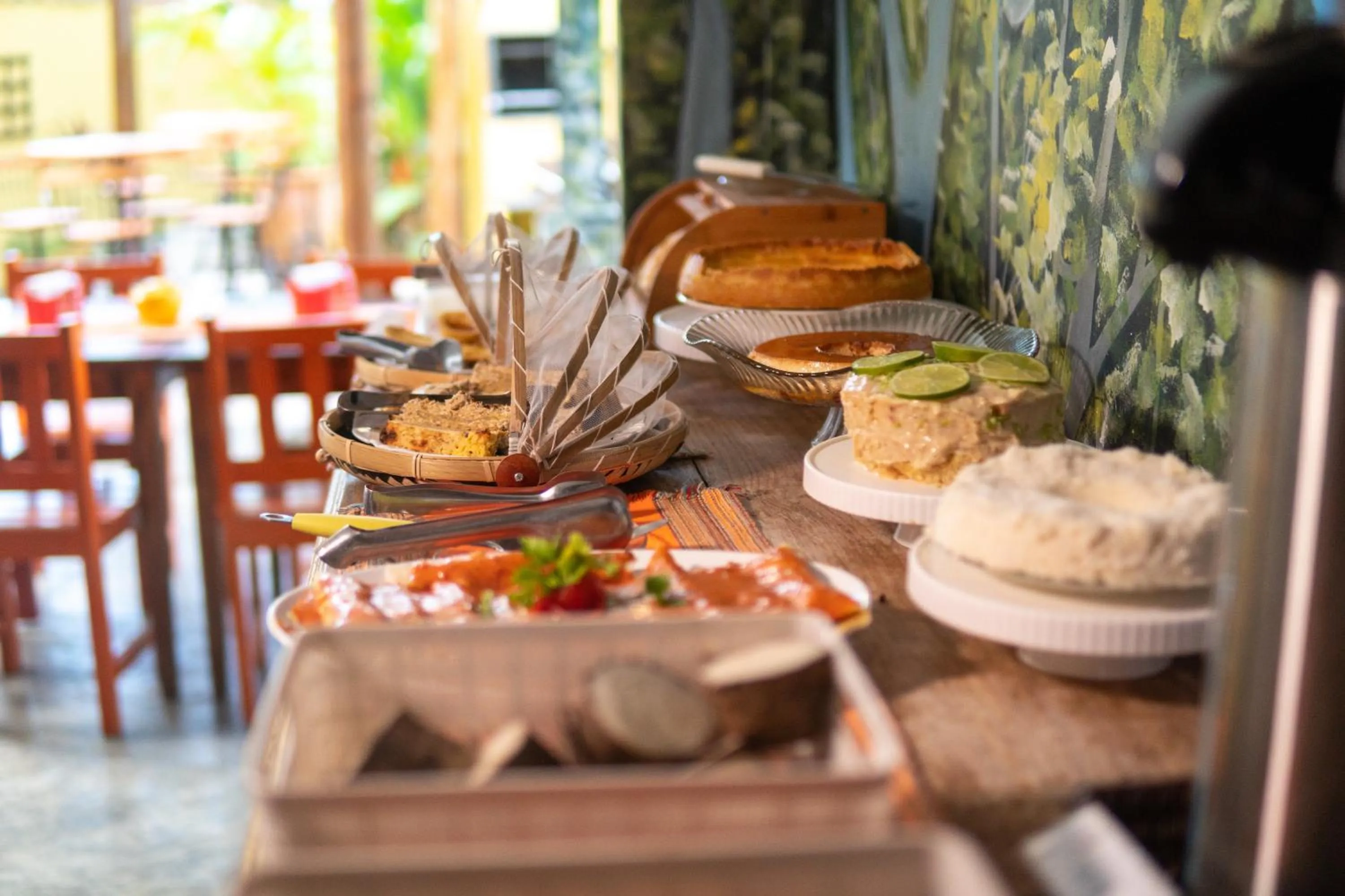 Buffet breakfast in PV Pousada Passarela da Vila