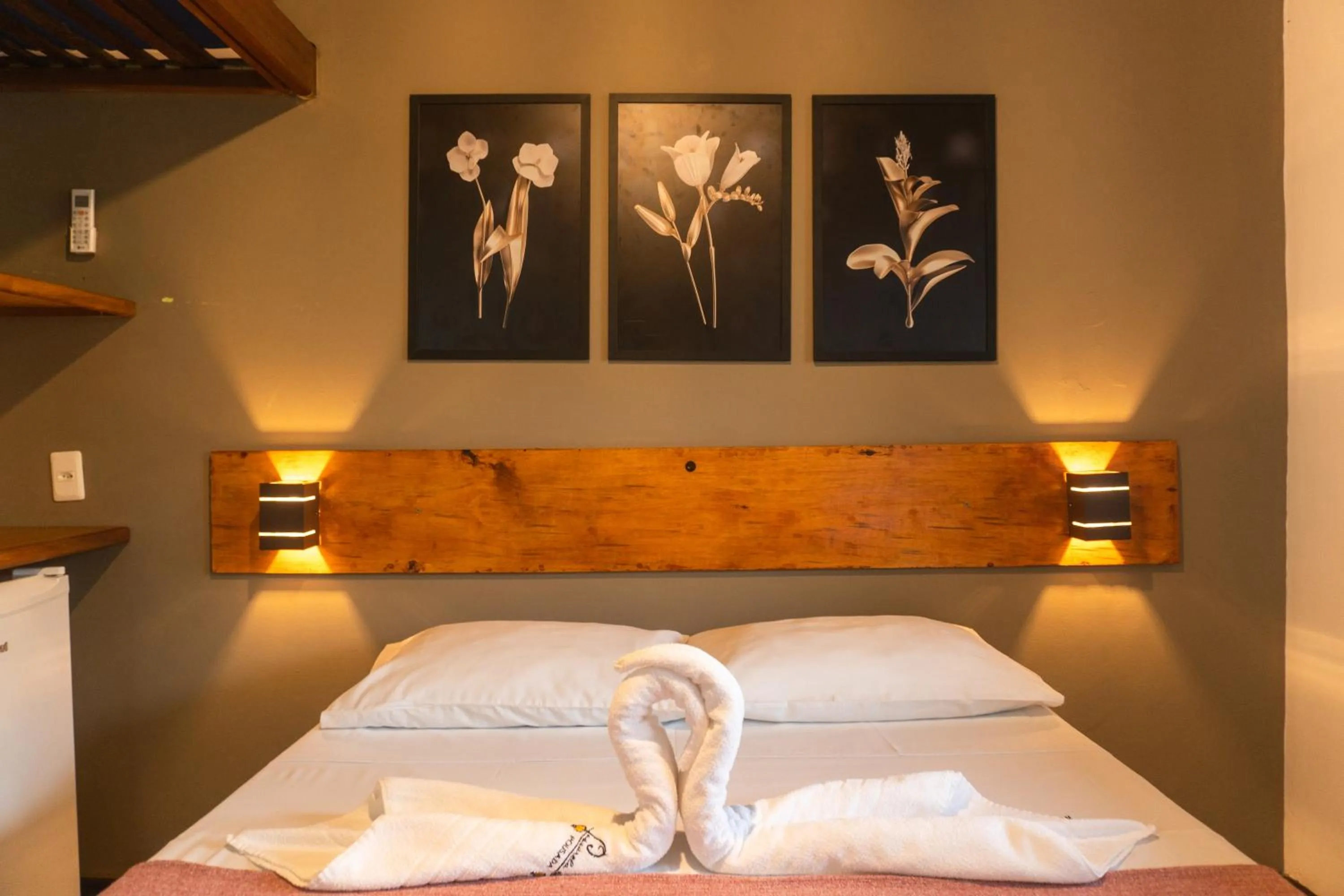 Bed in PV Pousada Passarela da Vila