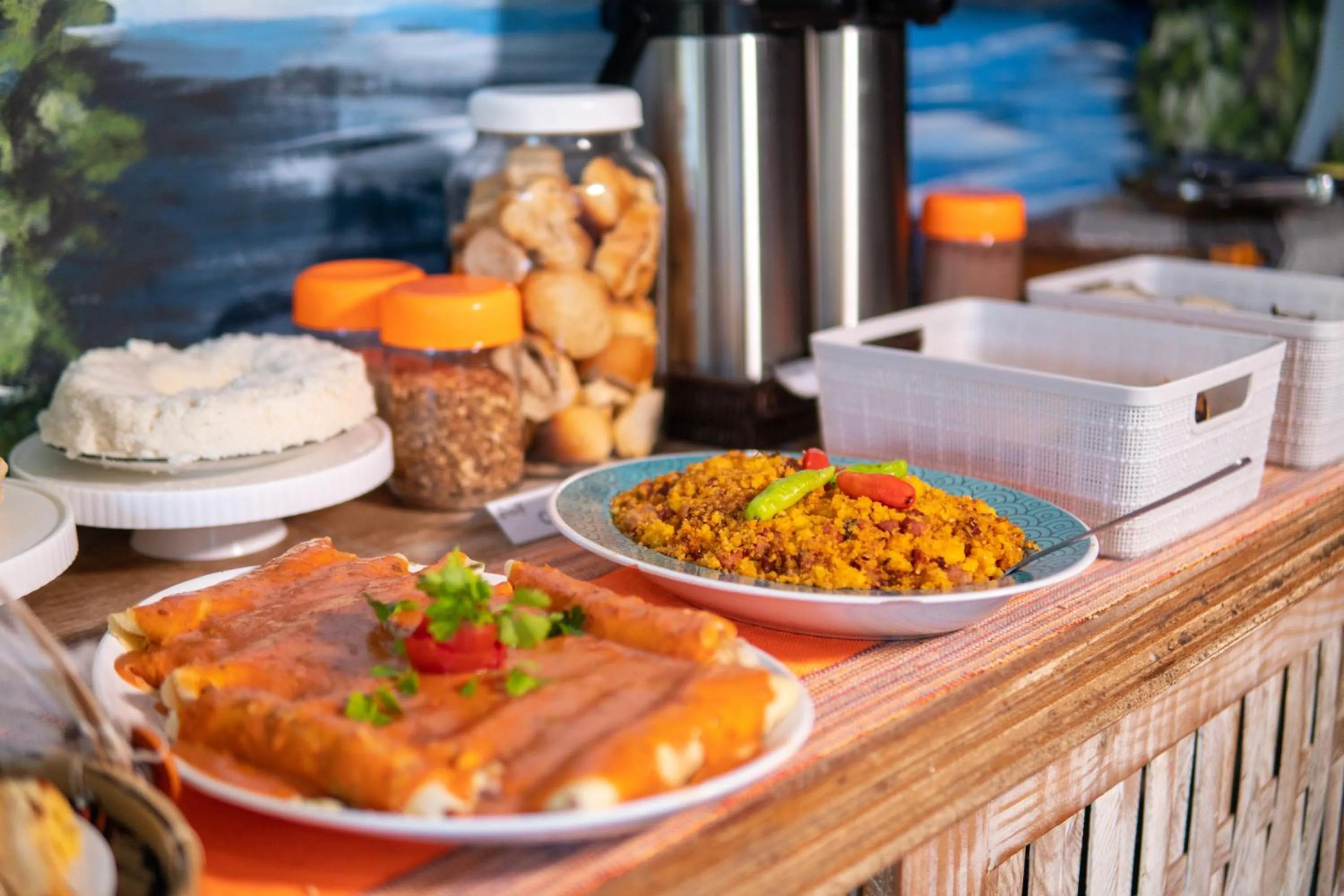 Buffet breakfast in PV Pousada Passarela da Vila