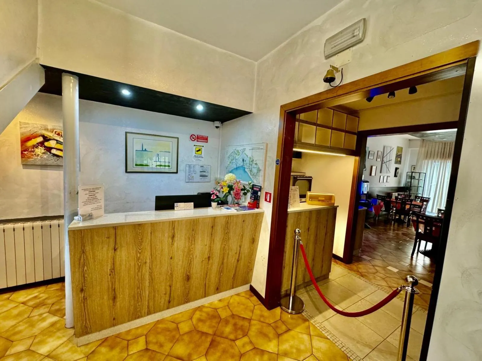 Lobby or reception in Hotel Guidi