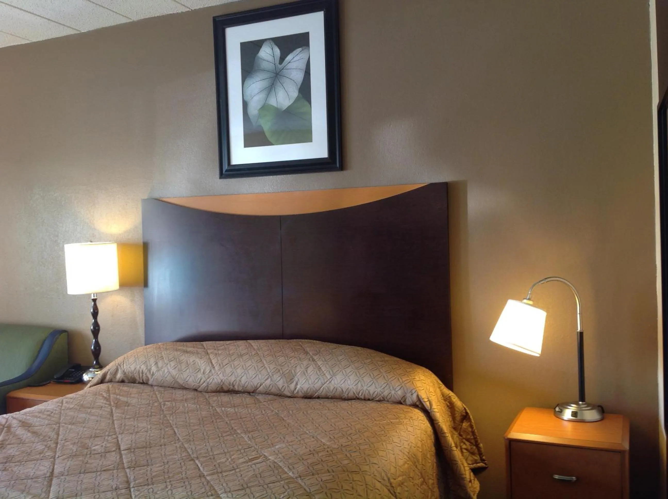 Decorative detail, Bed in DIAMOND INN & SUITES
