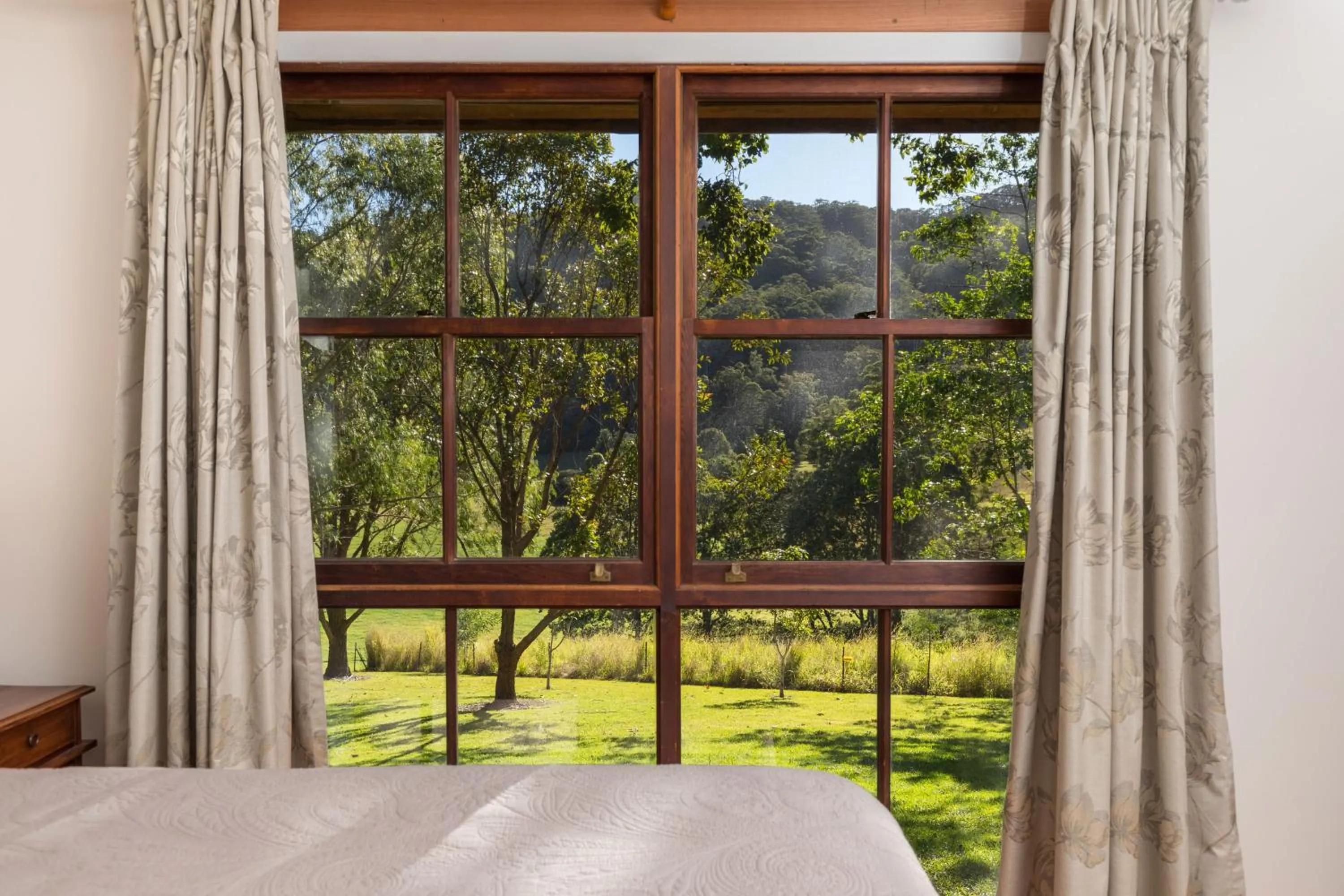 Bed in Friday Creek Retreat