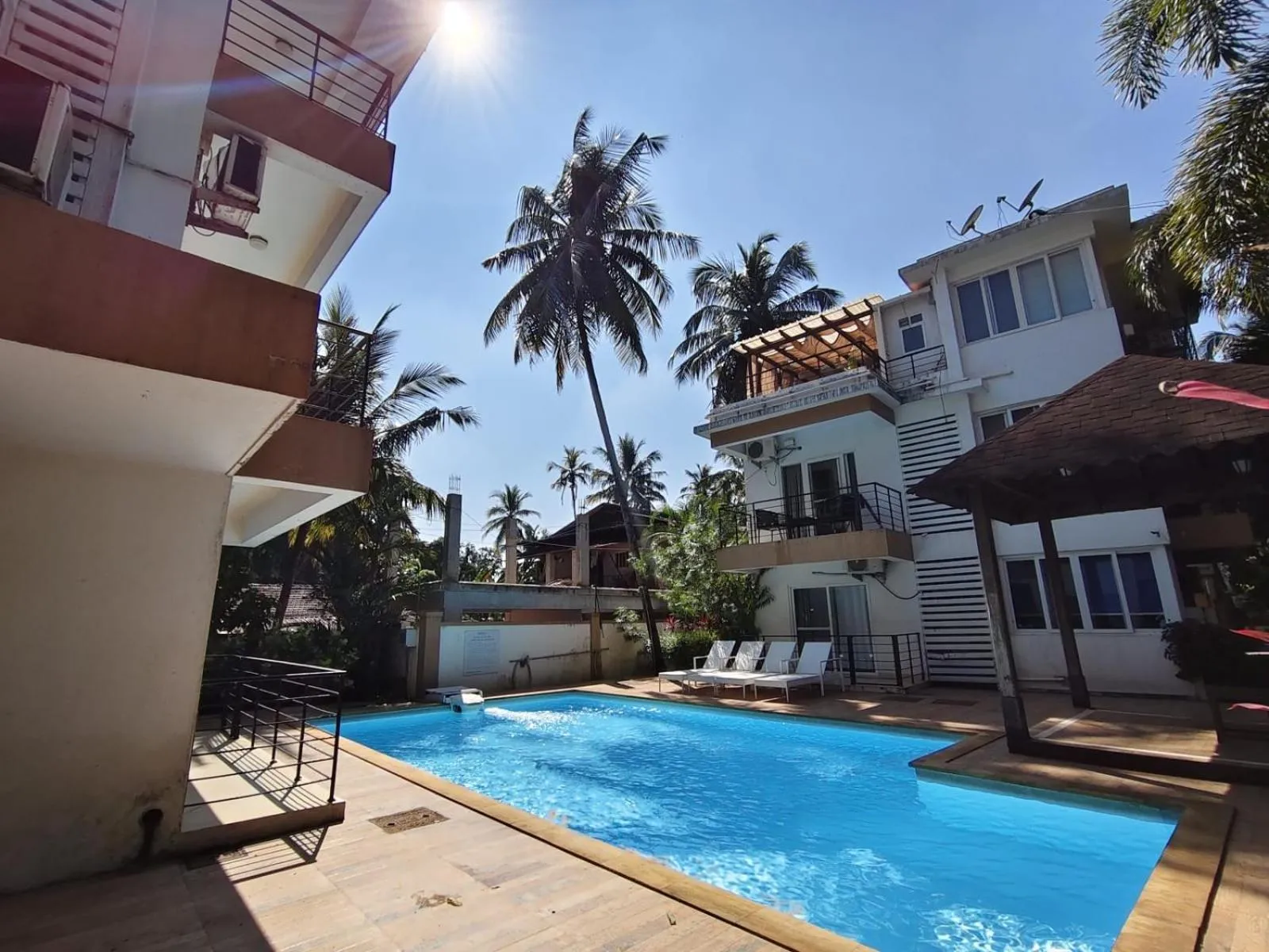 Swimming pool in Rainforest Enclave, Arpora - 10 mins to Baga beach