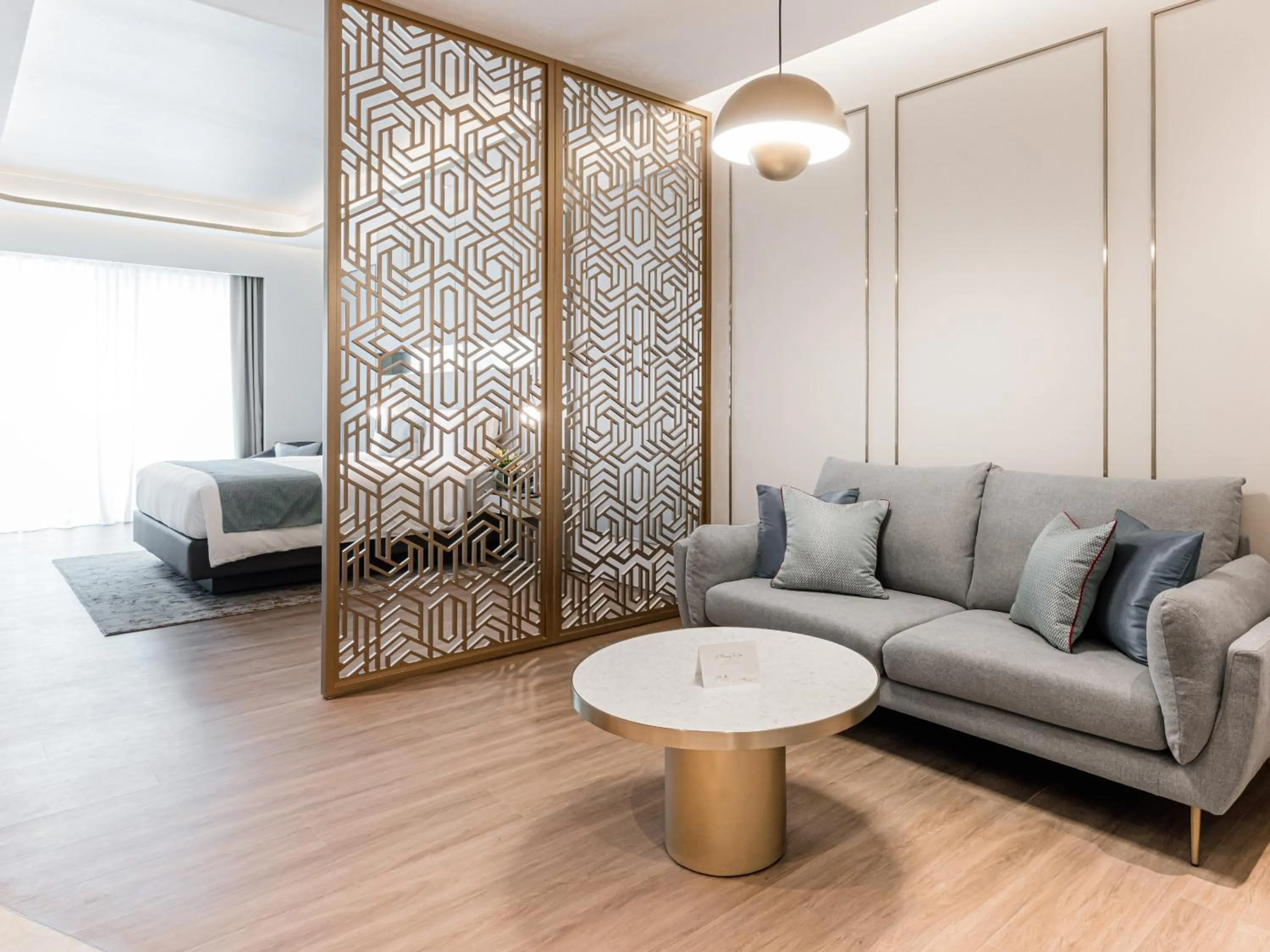 Seating area in Resorts World Sentosa - Crockfords Tower