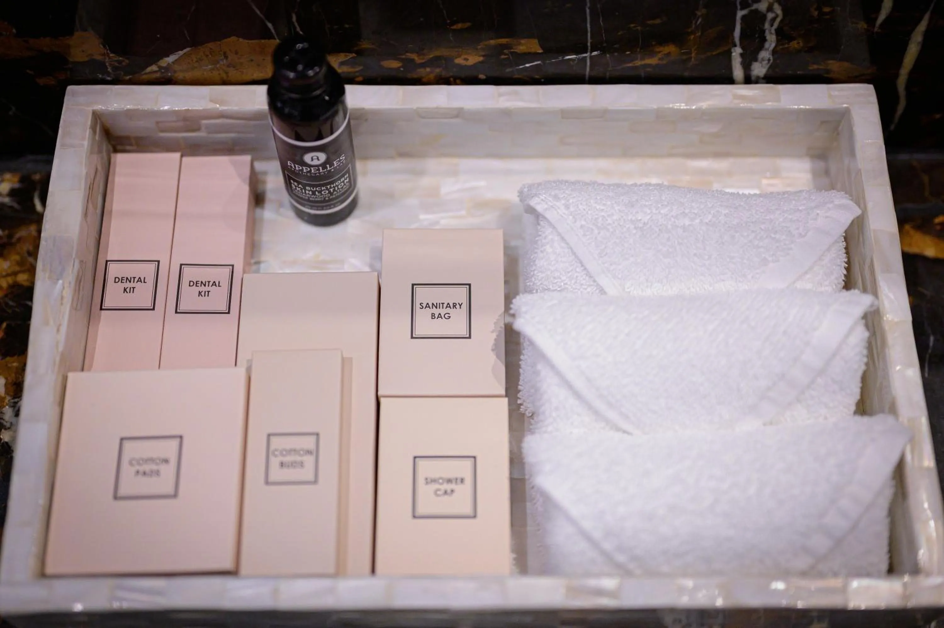 Shower in Resorts World Sentosa - Crockfords Tower