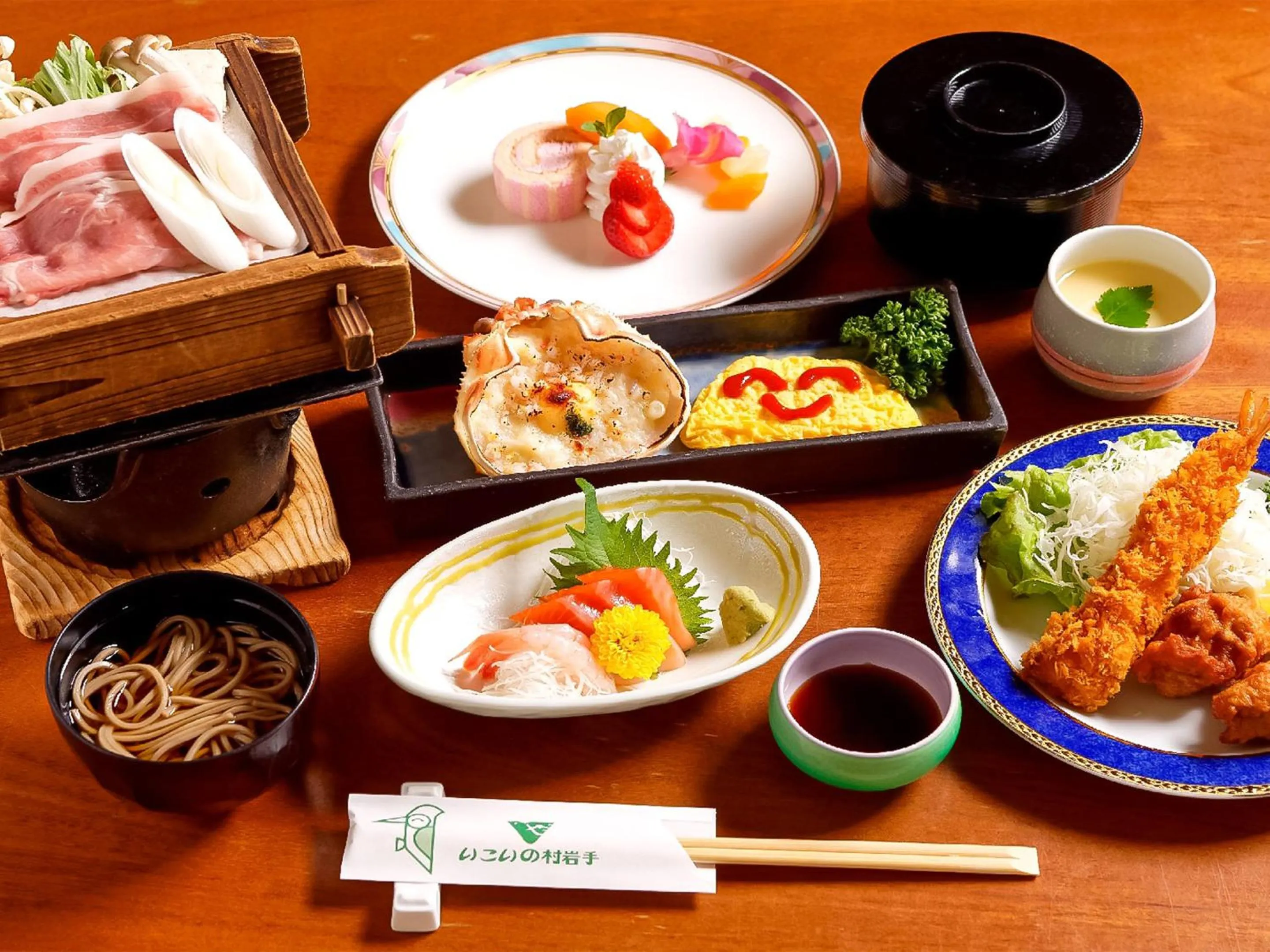 Dinner in Ikoinomura Iwate