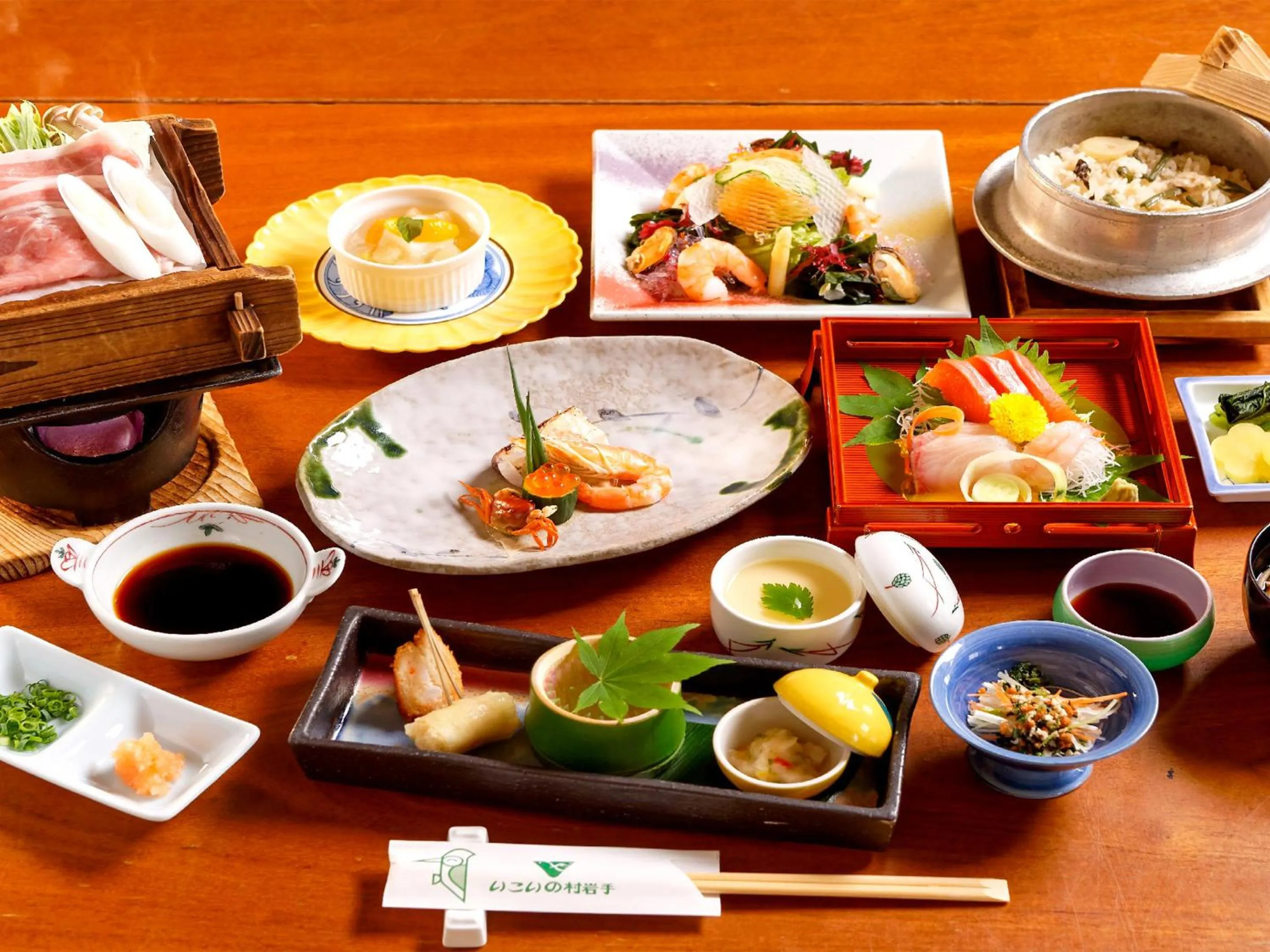 Dinner in Ikoinomura Iwate