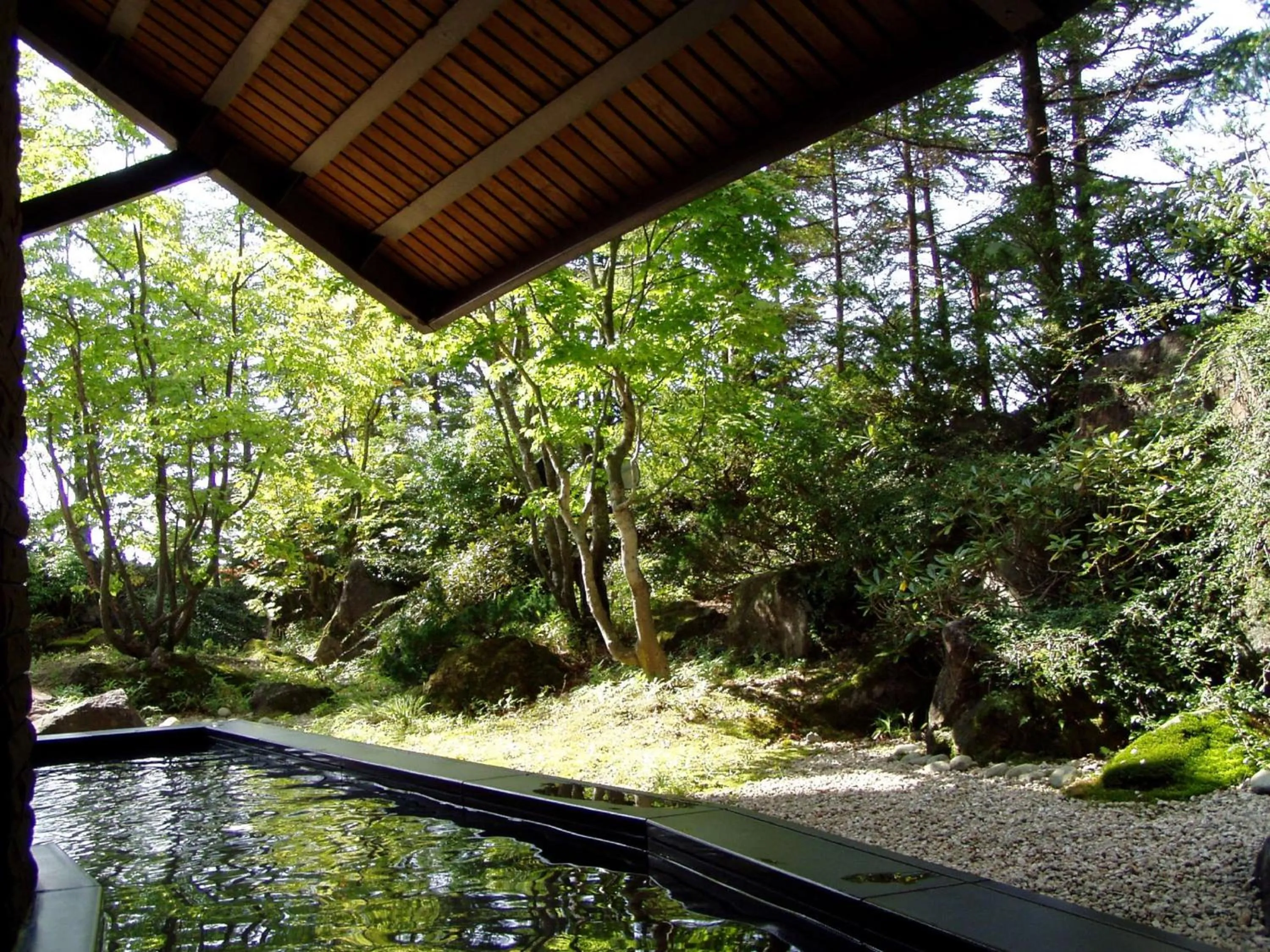 Open Air Bath, Garden in Hotel De Premiere Minowa