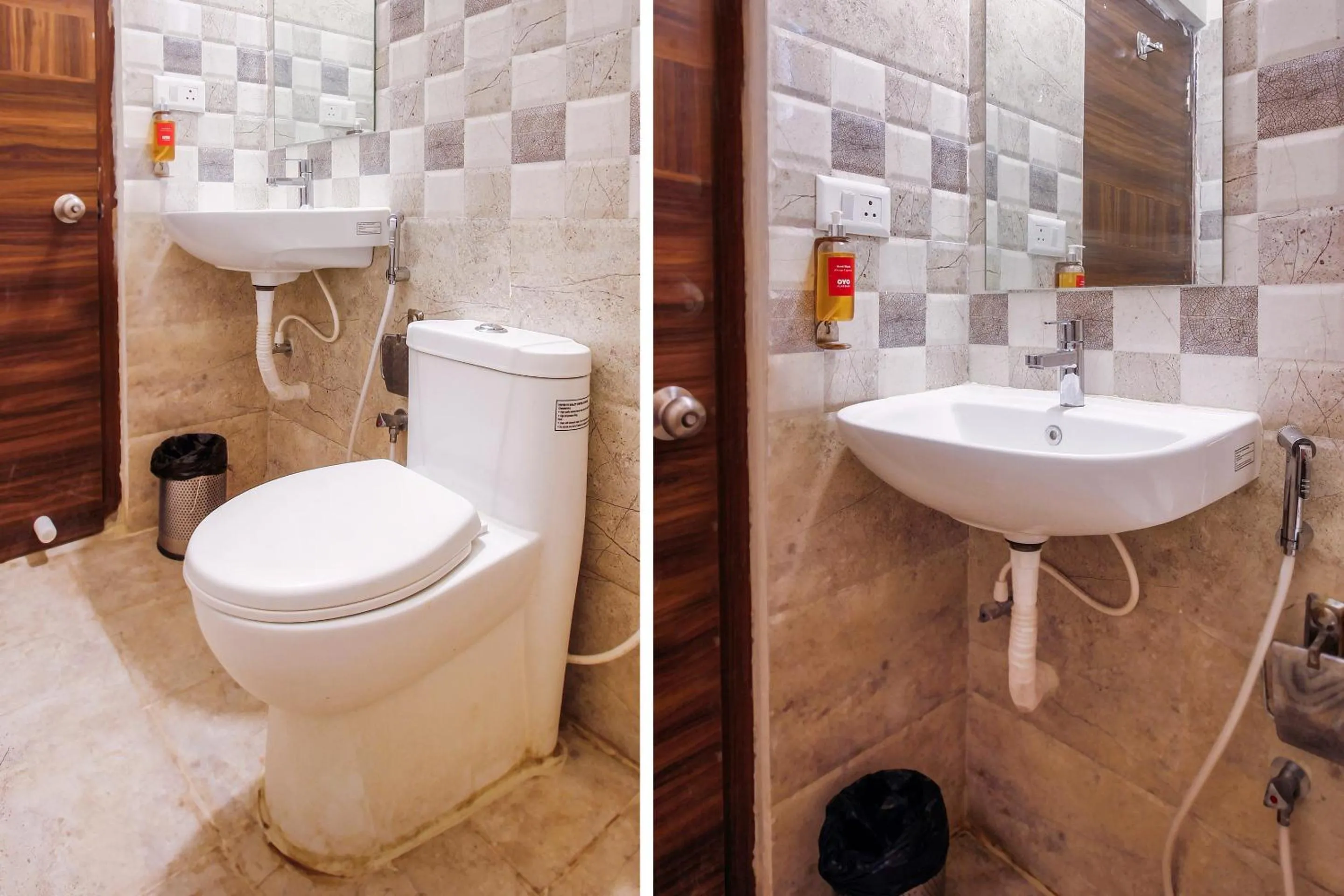 Bathroom in Hotel O Elite Spaces Puppalaguda