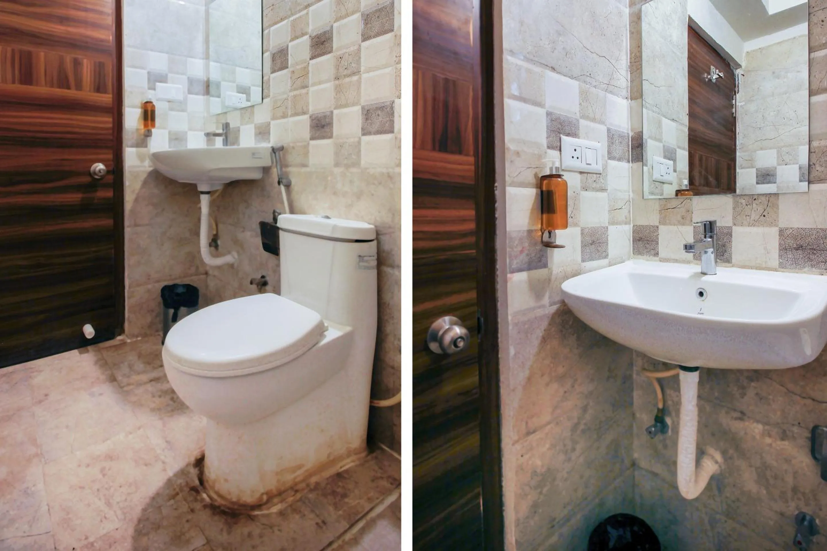 Bathroom in Hotel O Elite Spaces Puppalaguda