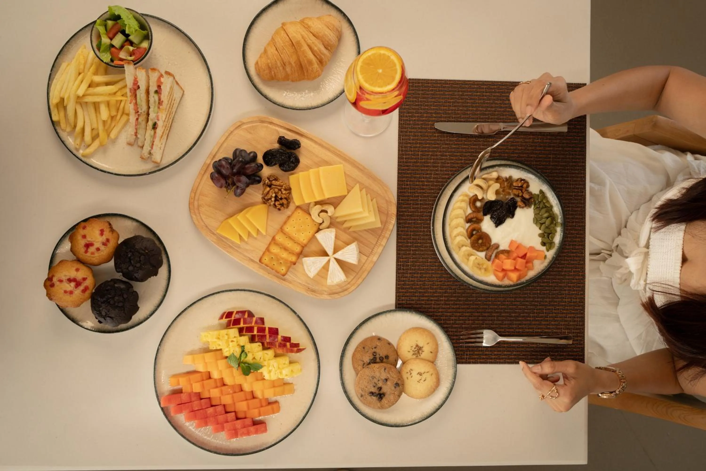 Breakfast in Hilton Garden Inn Goa Calangute