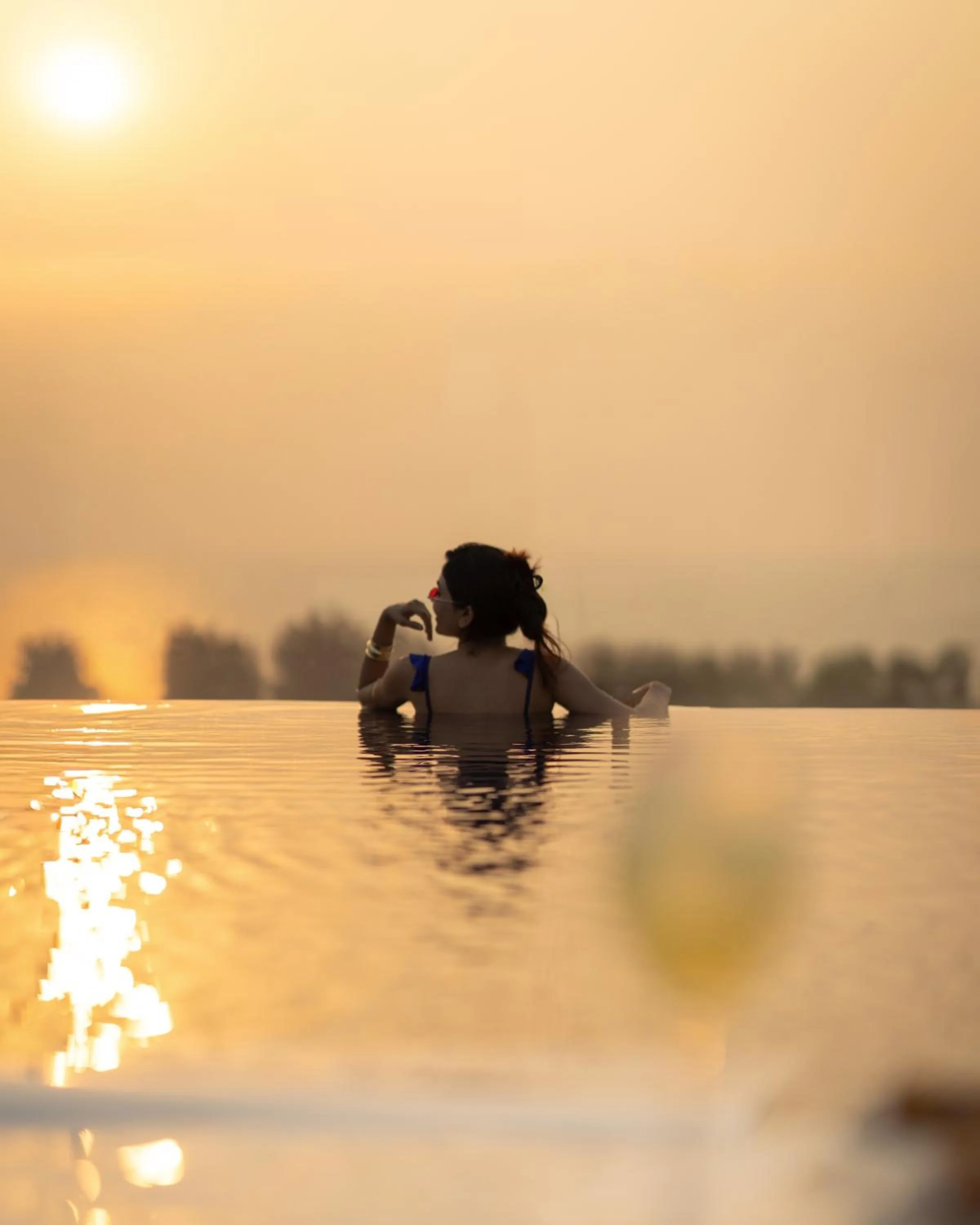 Pool view in Hilton Garden Inn Goa Calangute