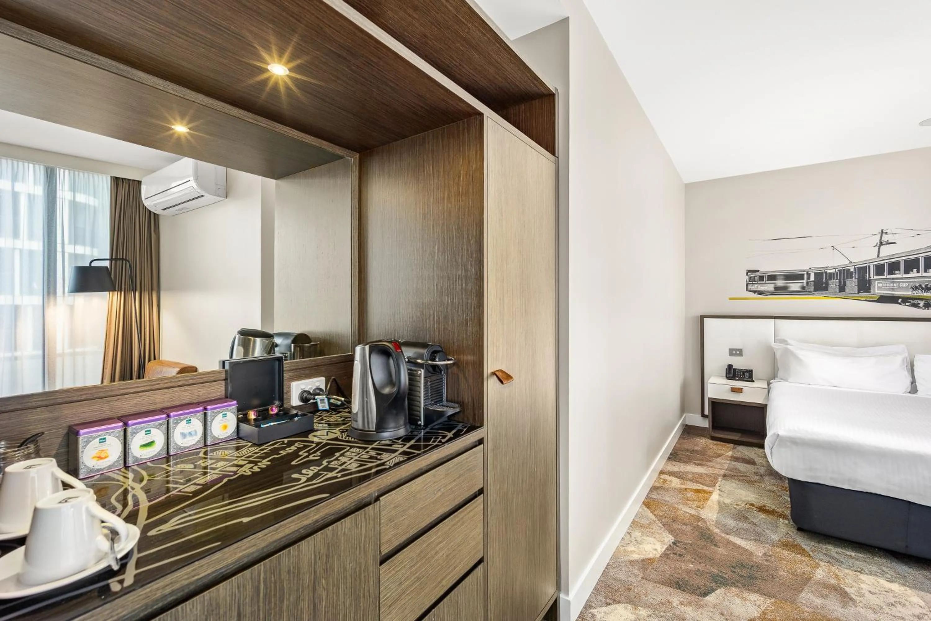 Bed in Peppers Docklands