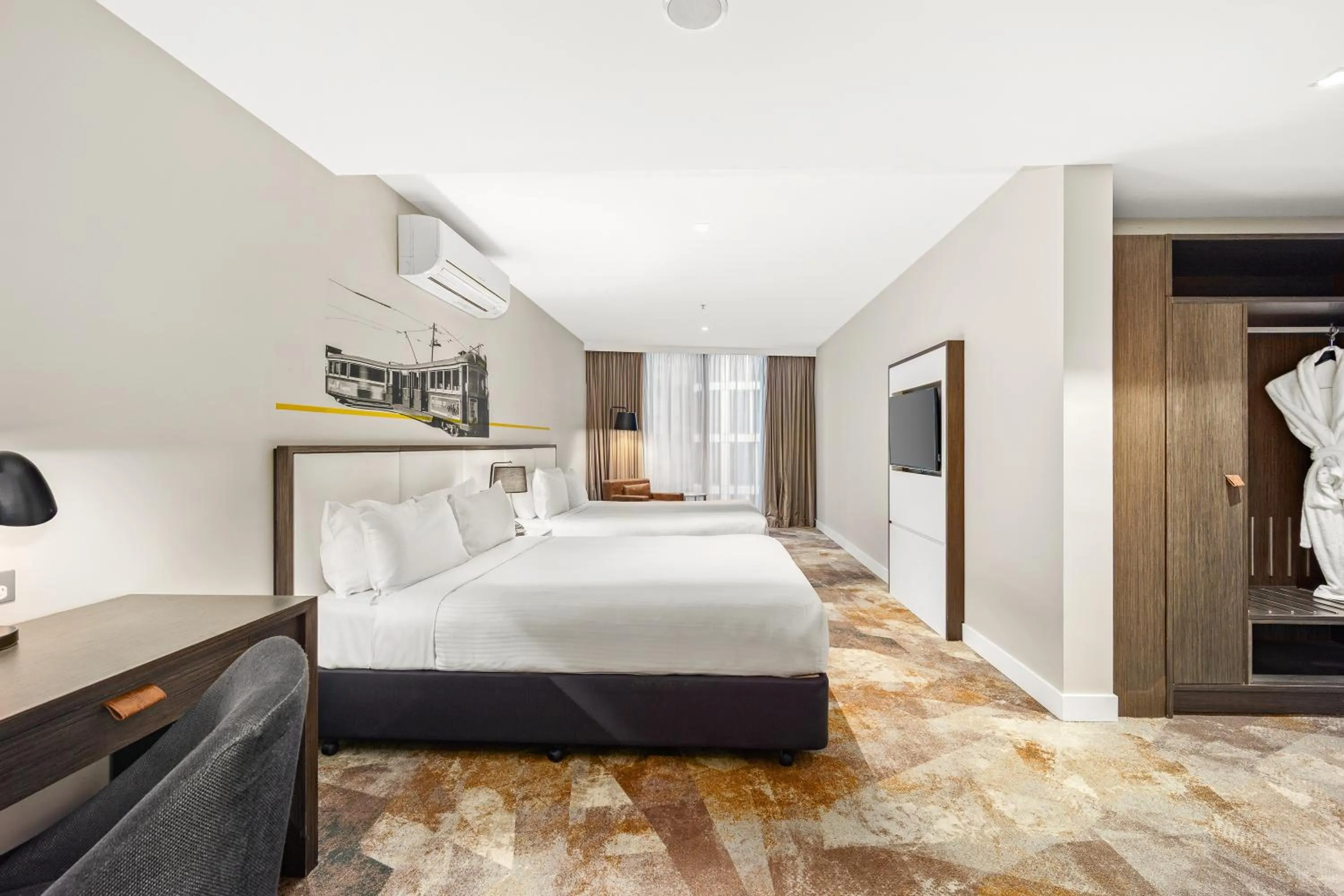 Bed in Peppers Docklands