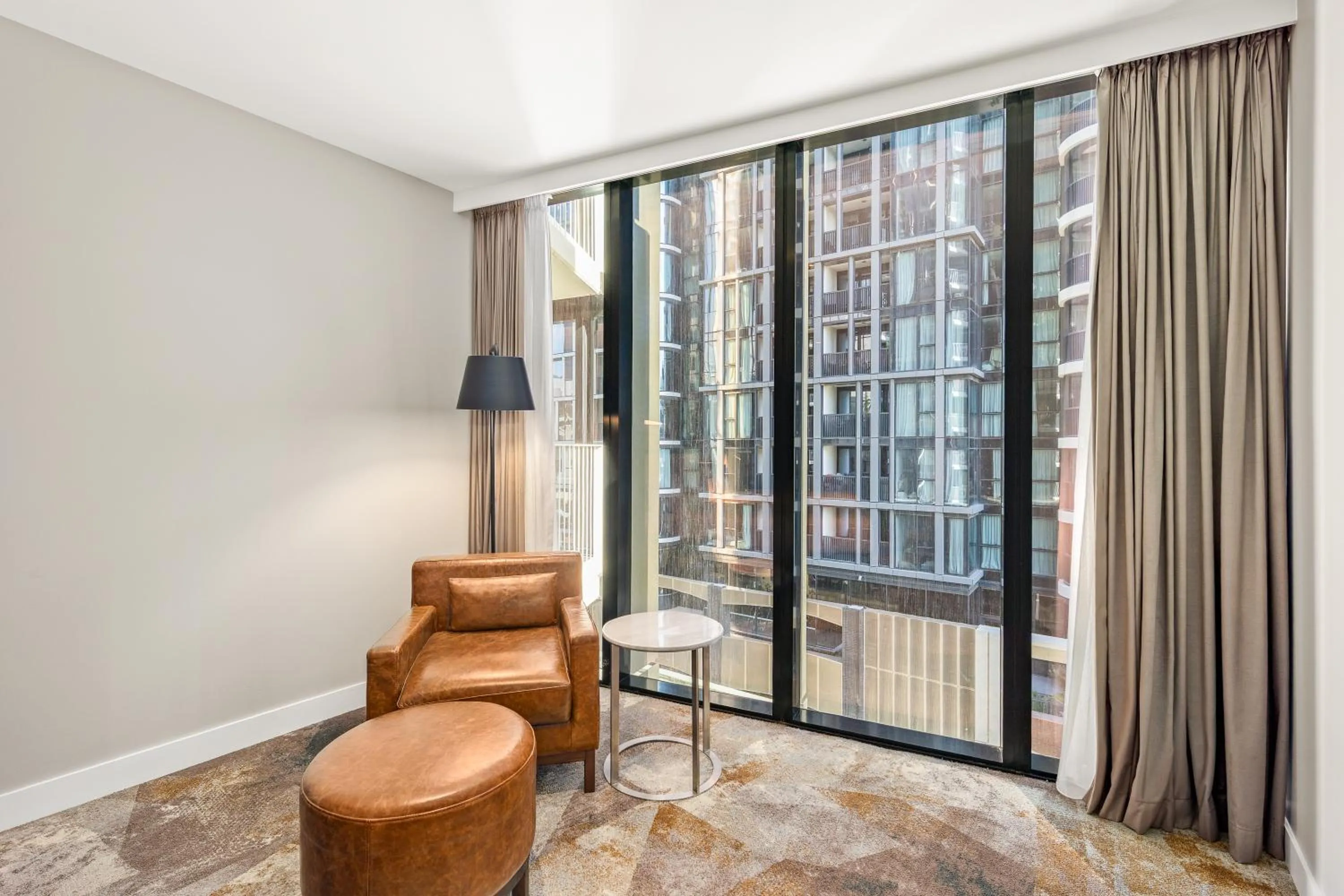 Seating area in Peppers Docklands