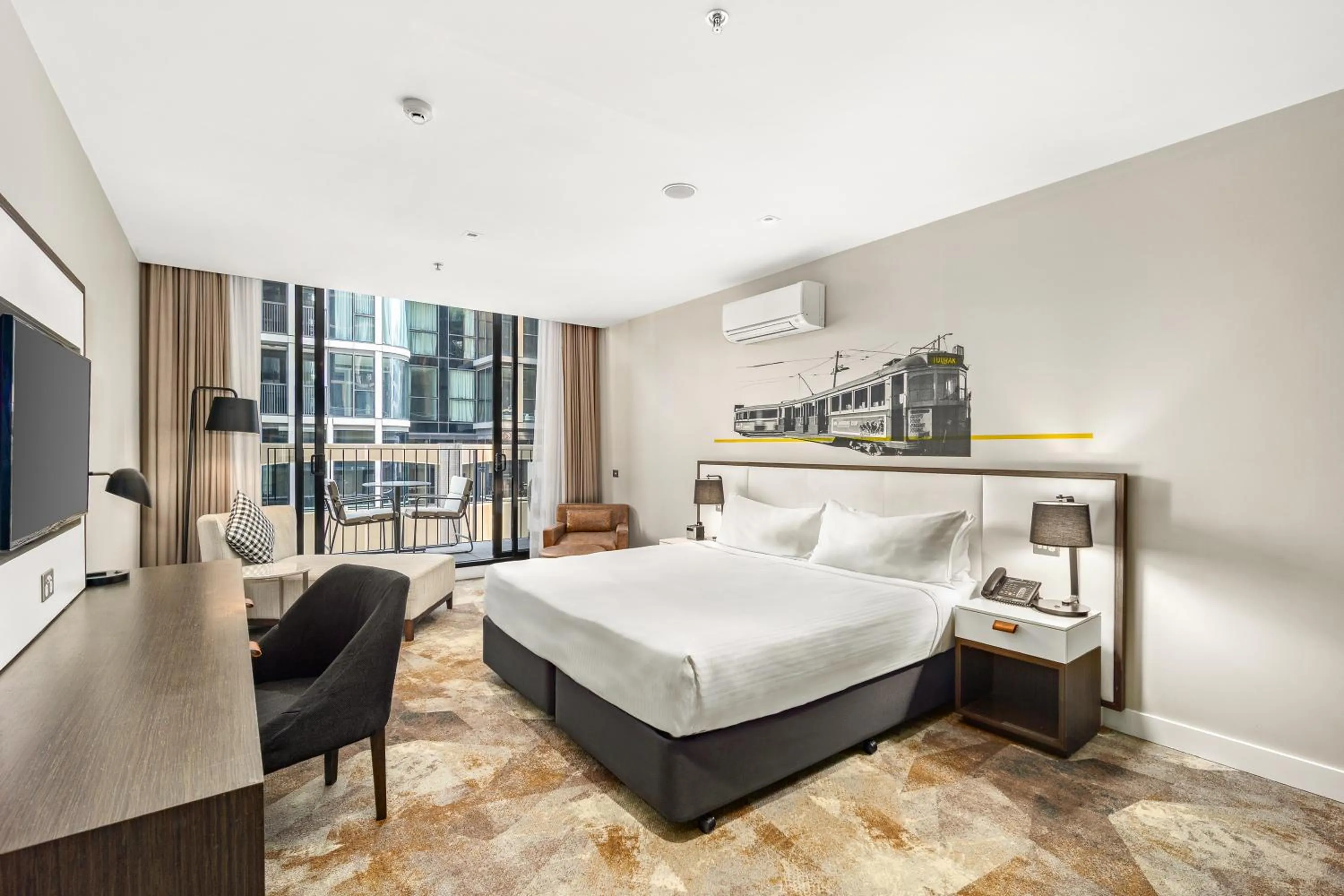 Bed in Peppers Docklands