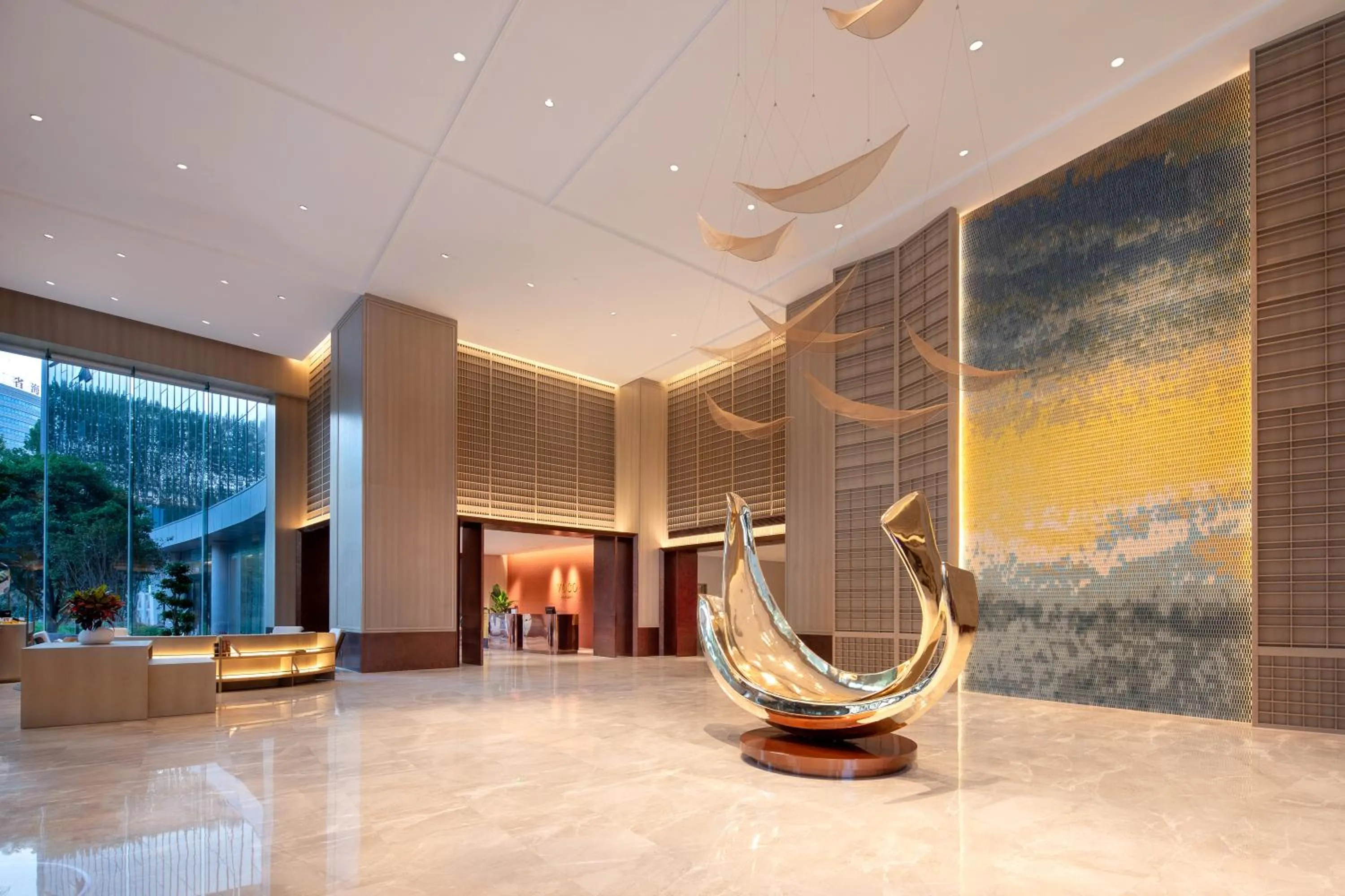 Lobby or reception in voco Lianyungang Haizhou Bay by IHG