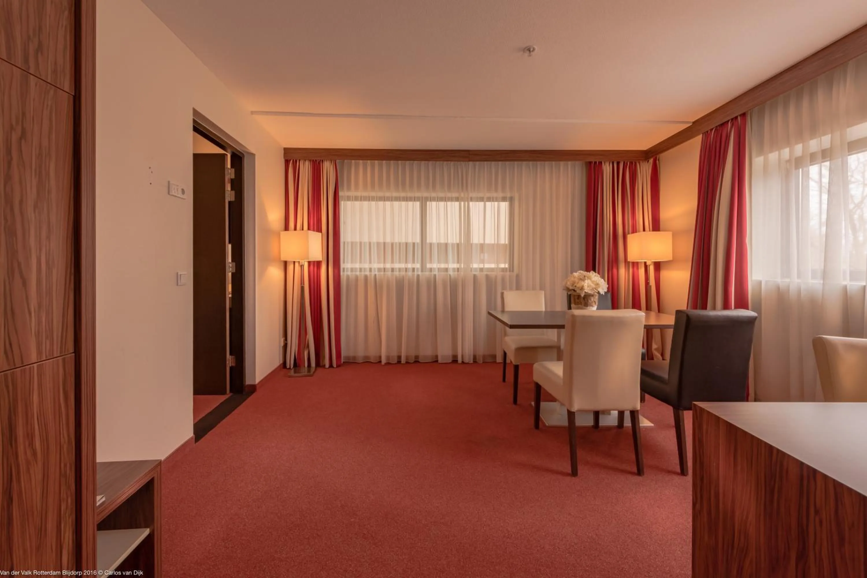 Seating area, Bed in Van der Valk Hotel Rotterdam - Blijdorp