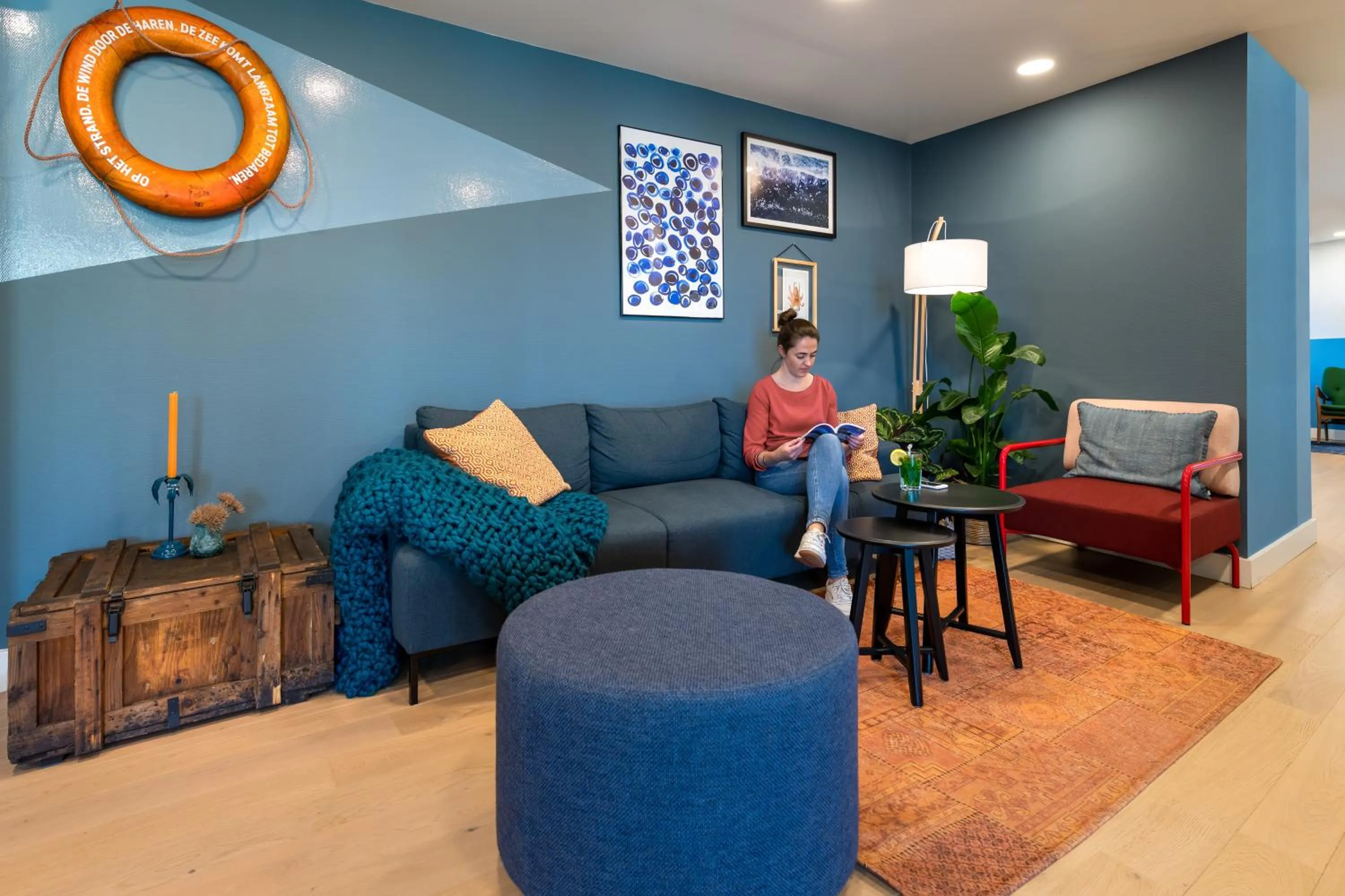 Living room in Stayokay Hostel Terschelling