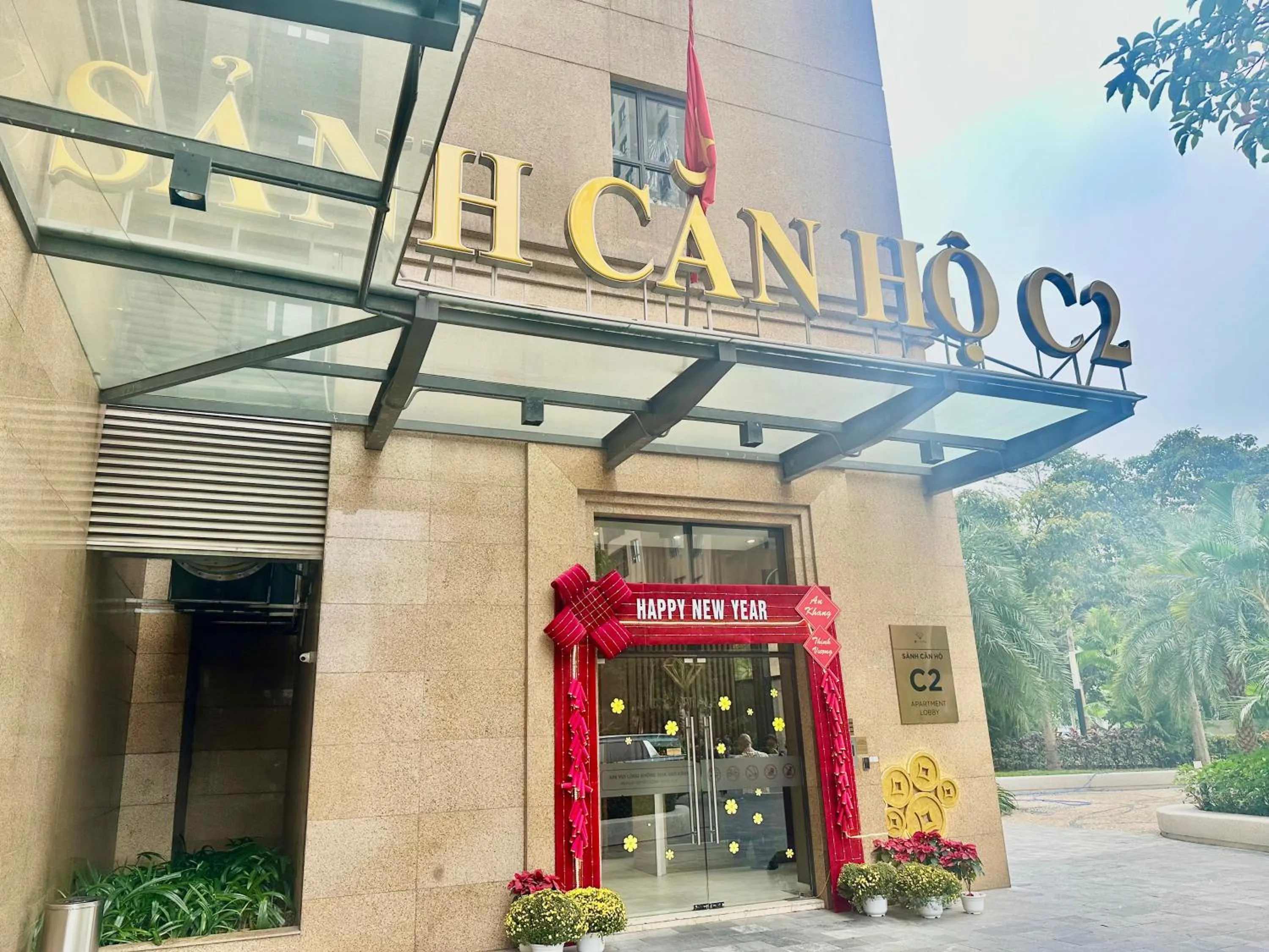 Facade/entrance in Vinhomes D'capital Premium Apartment