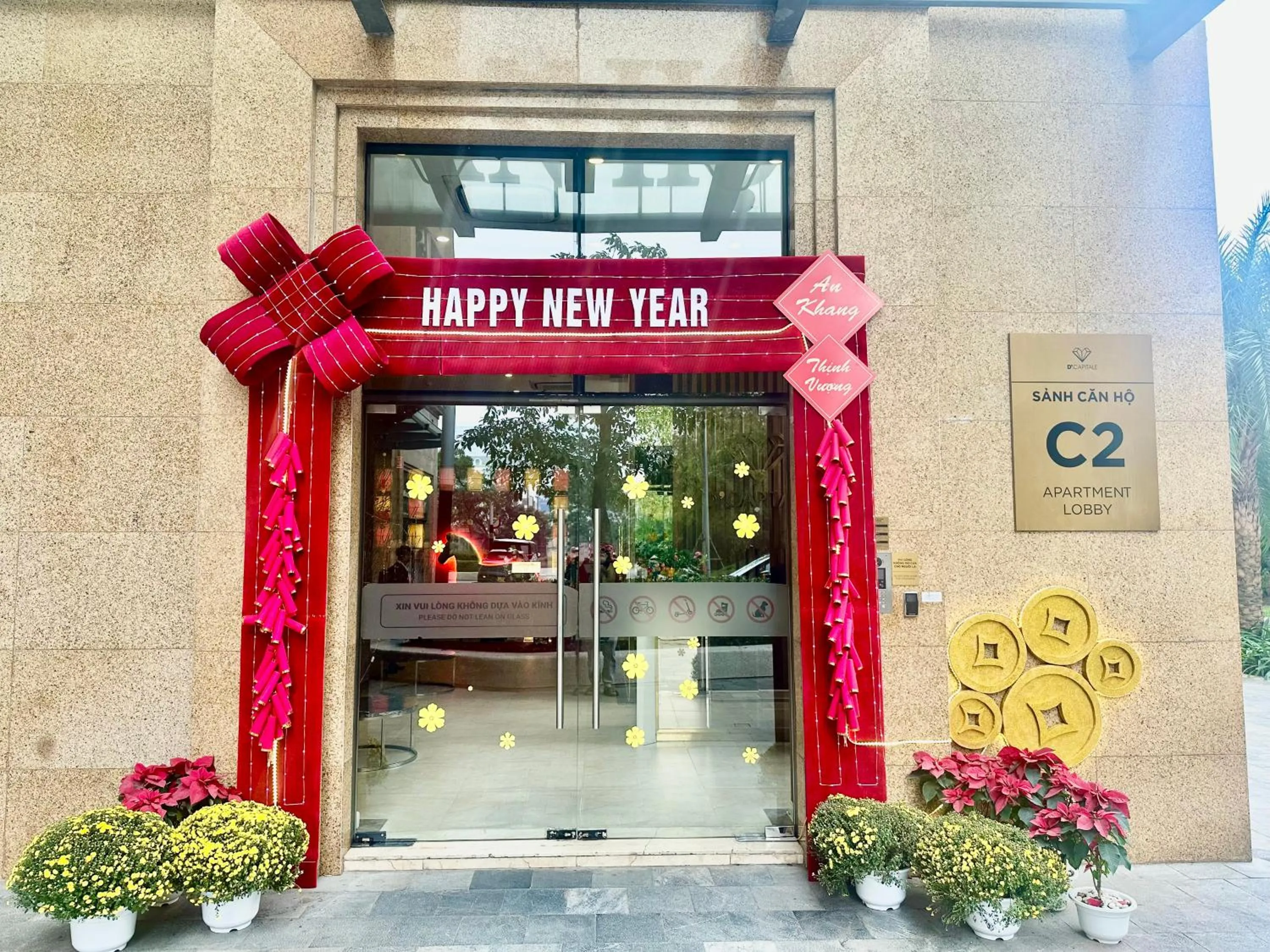 Facade/entrance in Vinhomes D'capital Premium Apartment