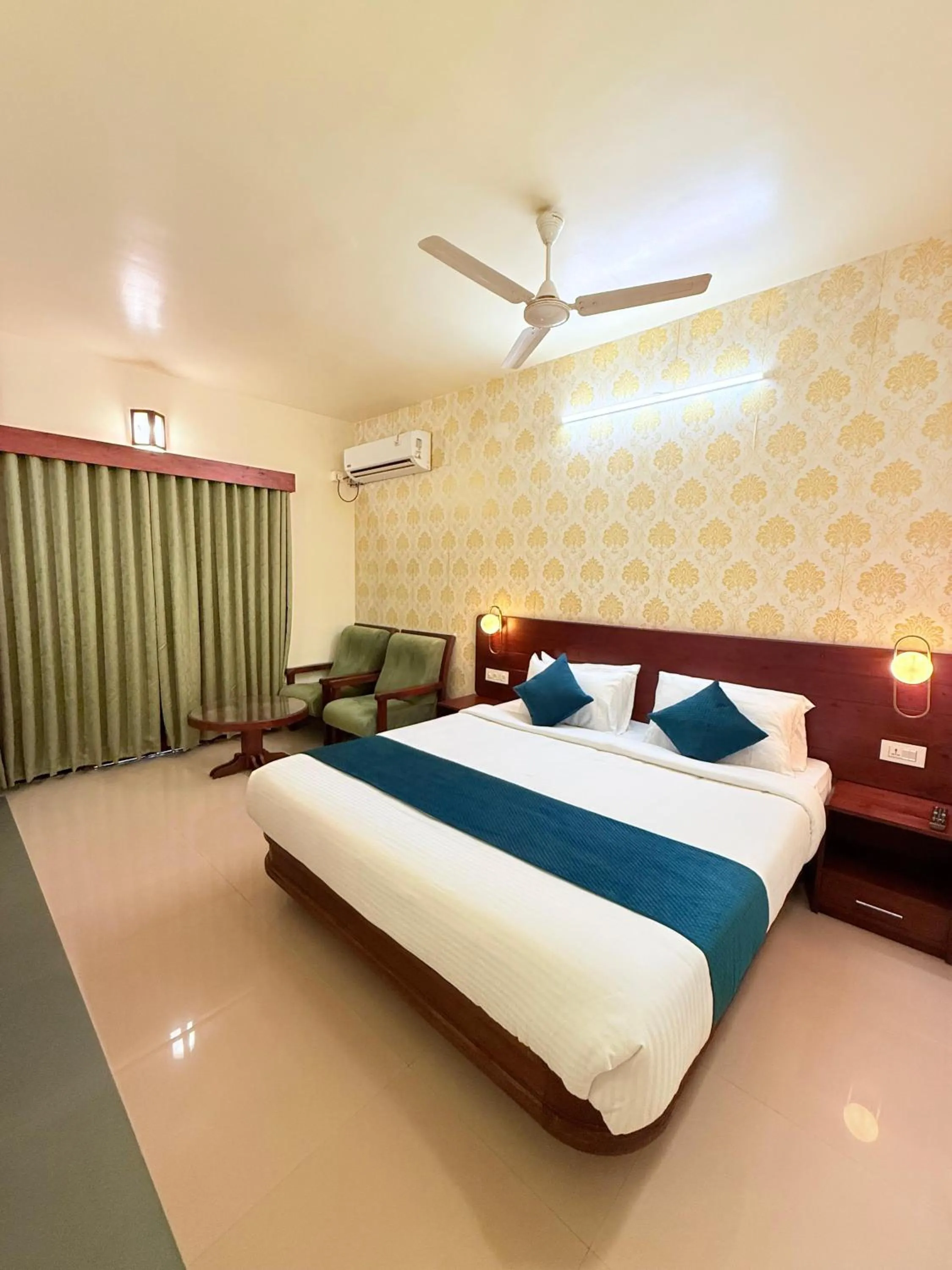 Bed in Vythiri Greens Holiday Resorts