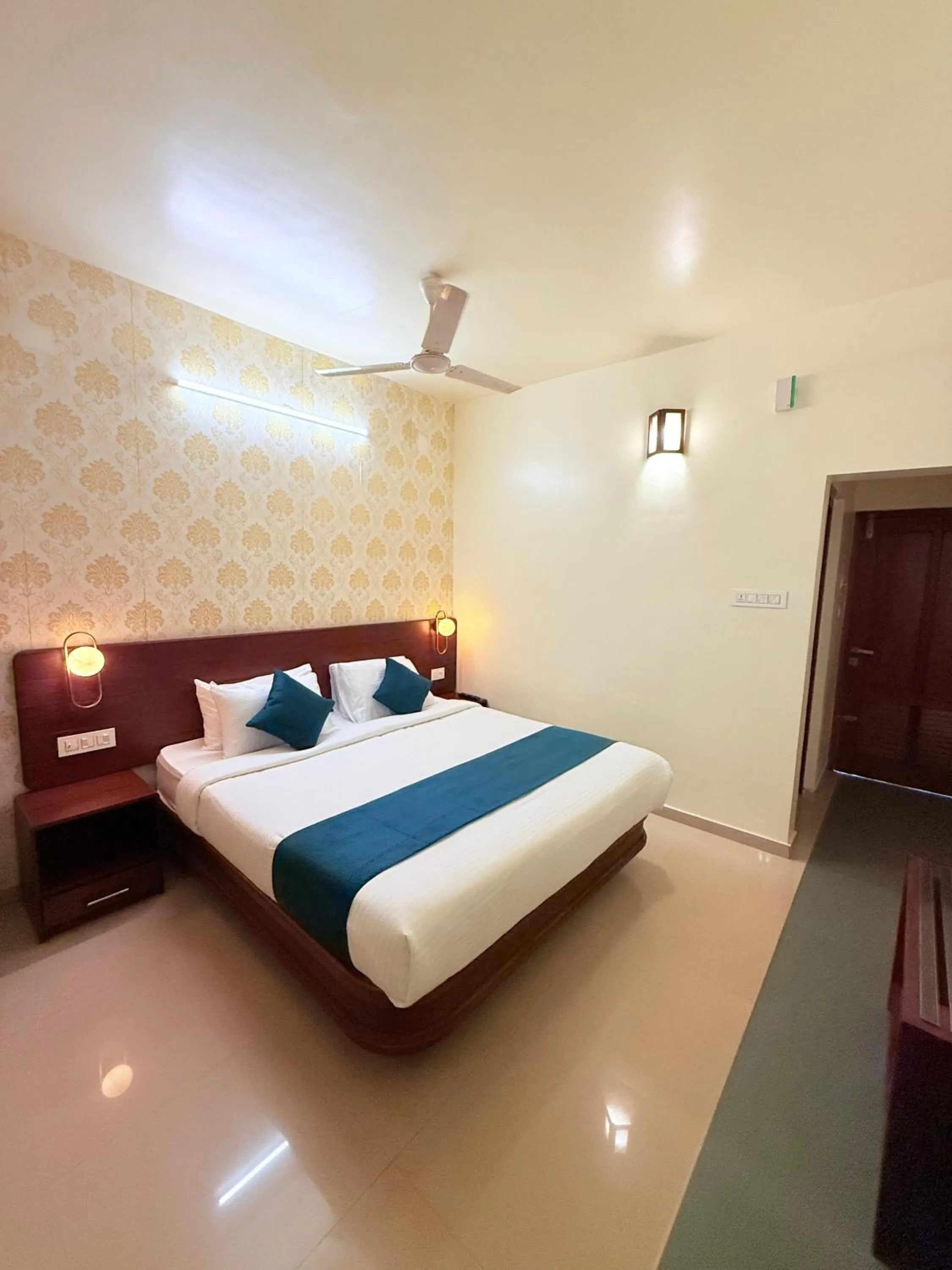 Bed in Vythiri Greens Holiday Resorts