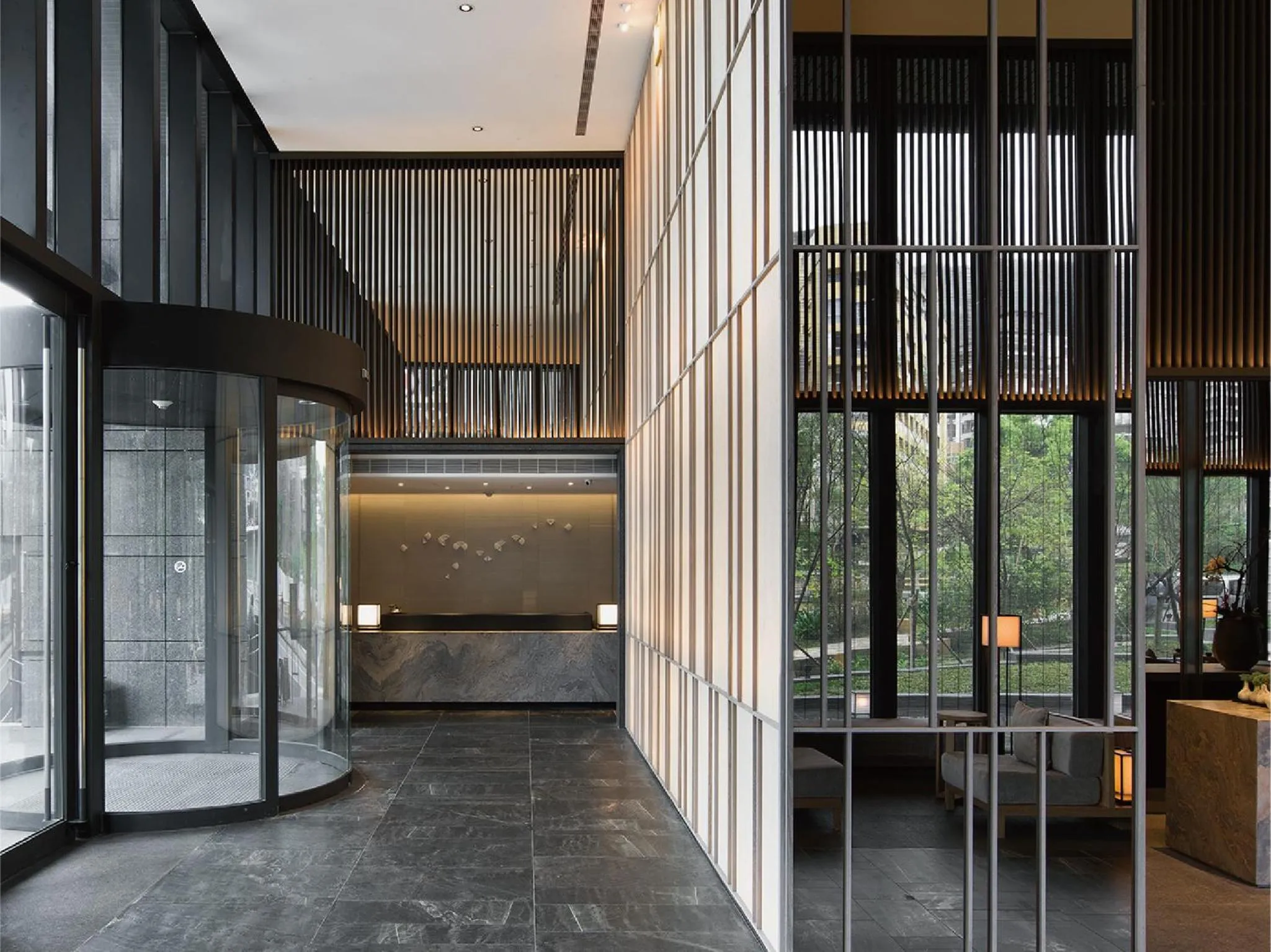 Facade/entrance in 礁溪晶泉丰旅 Wellspring by Silks Jiaoxi