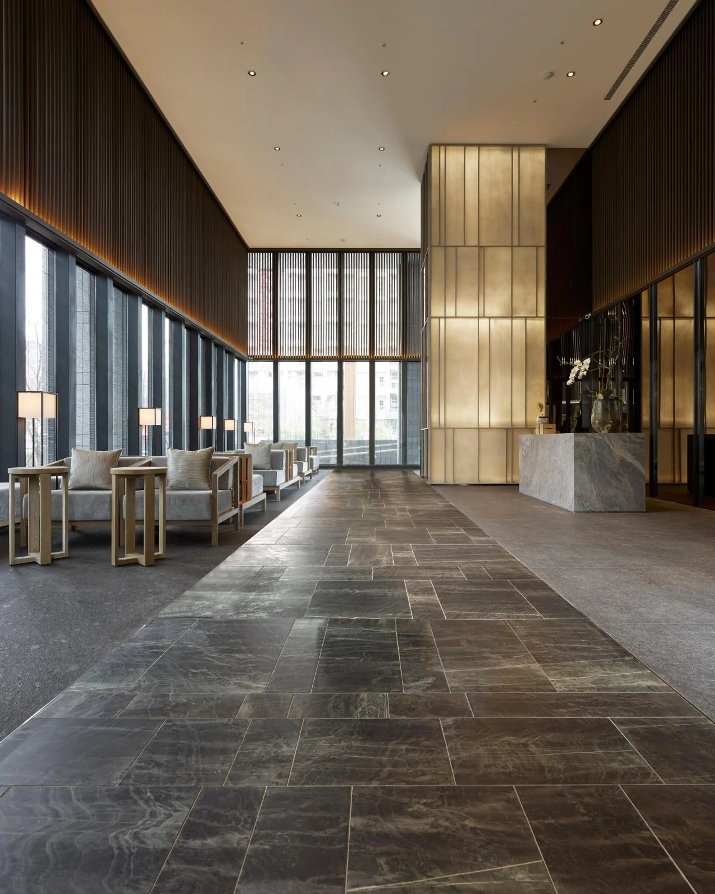 Facade/entrance in 礁溪晶泉丰旅 Wellspring by Silks Jiaoxi