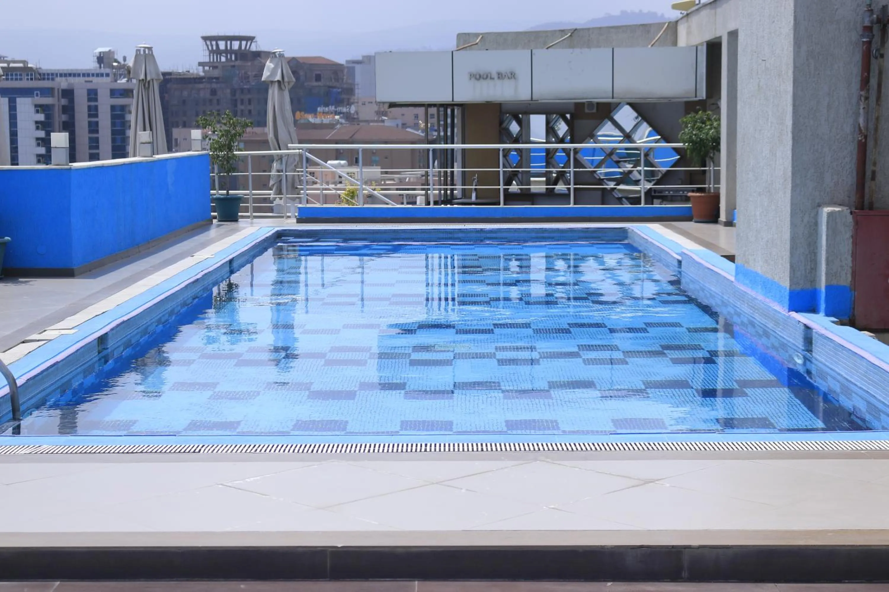 Swimming pool in Momona Hotel