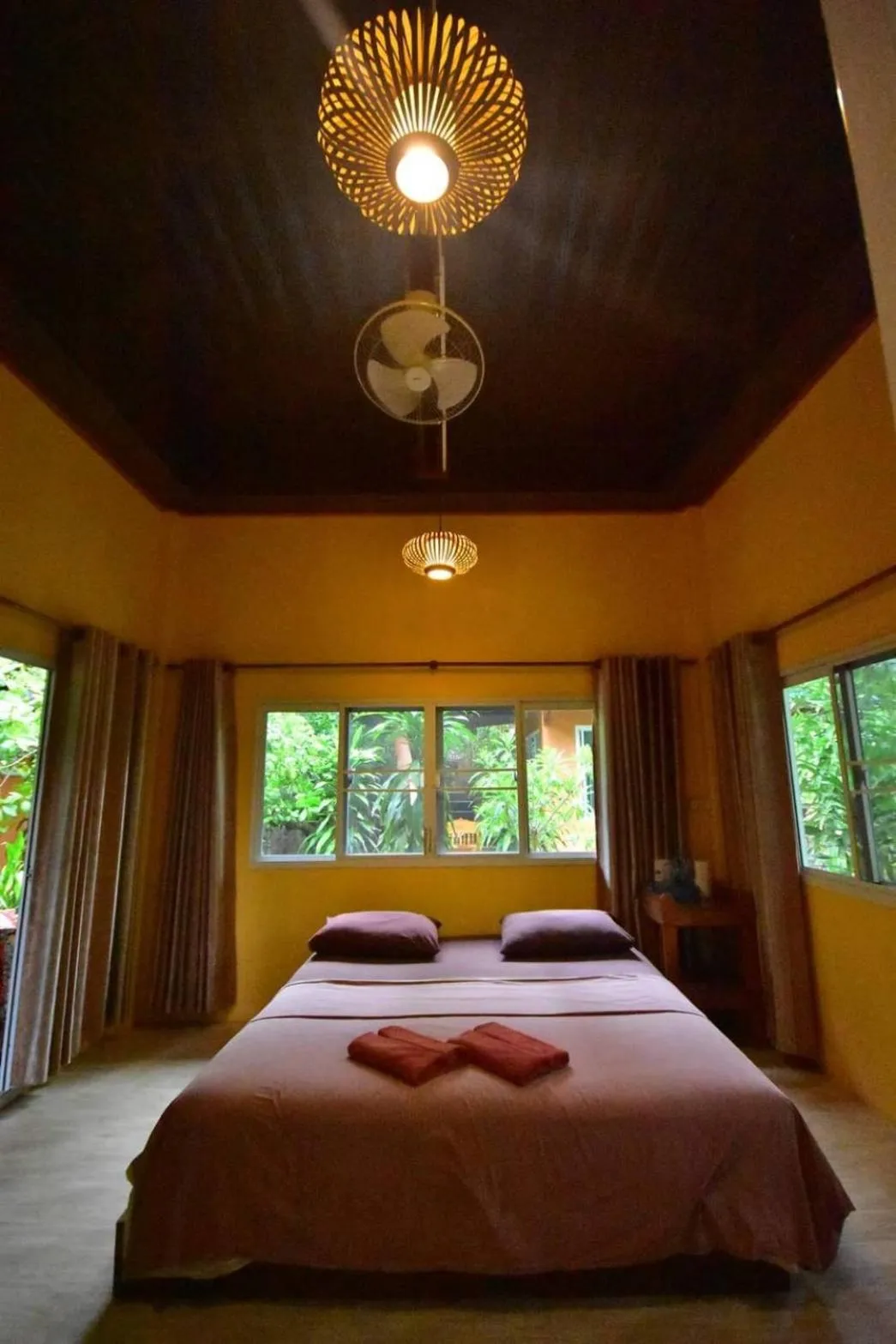 Bed in JJ Beach Resort & JJ Seafood