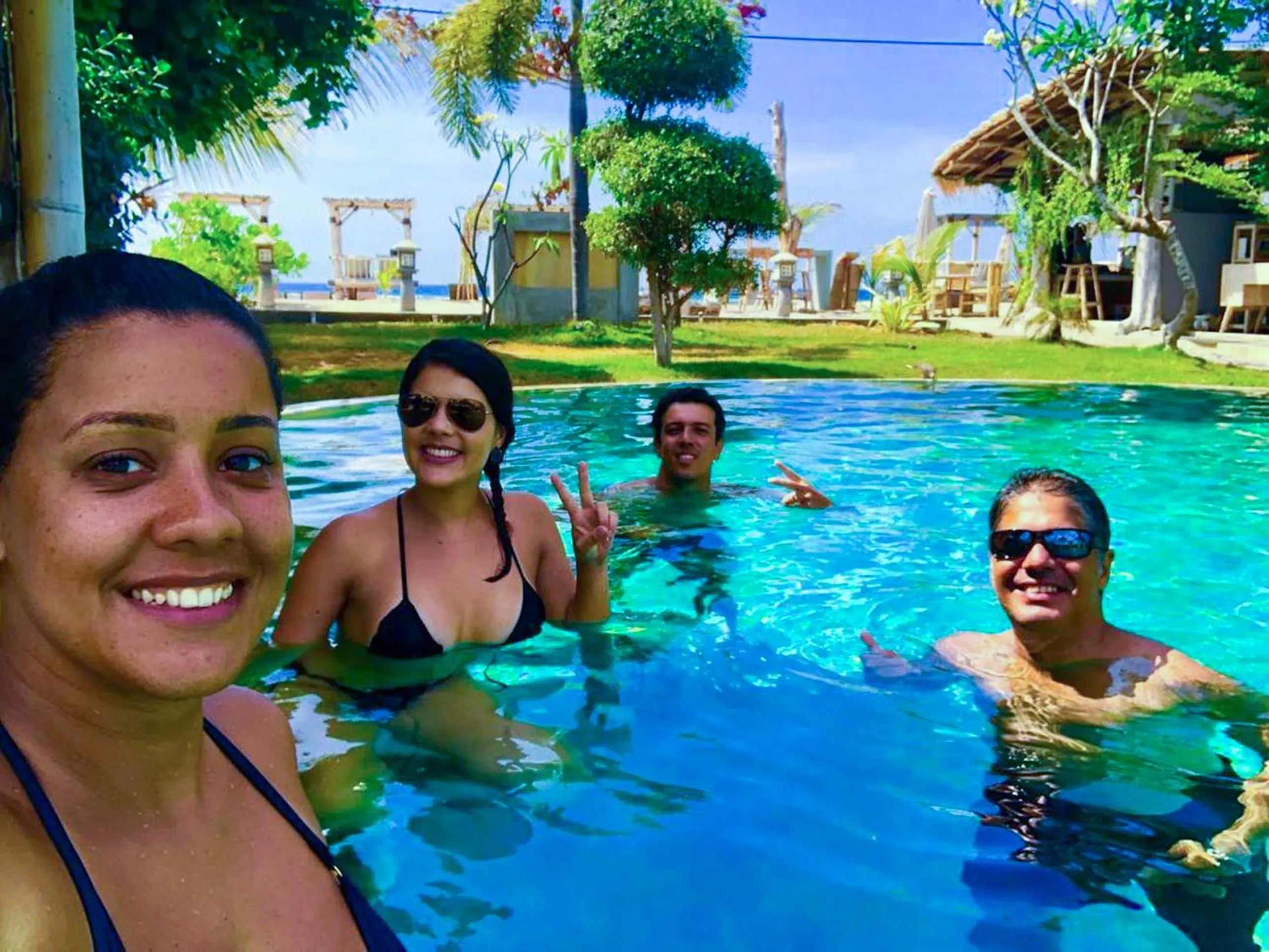 Swimming pool in Puri Air Beach Resort & Spa