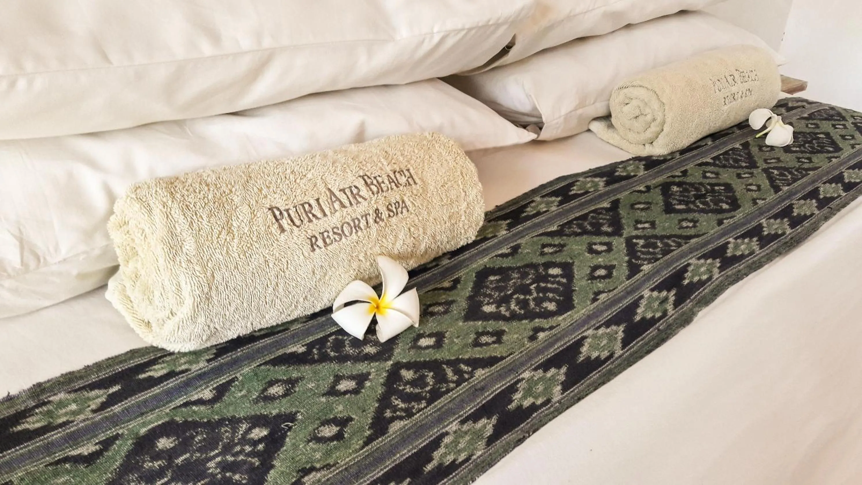 Bed in Puri Air Beach Resort & Spa