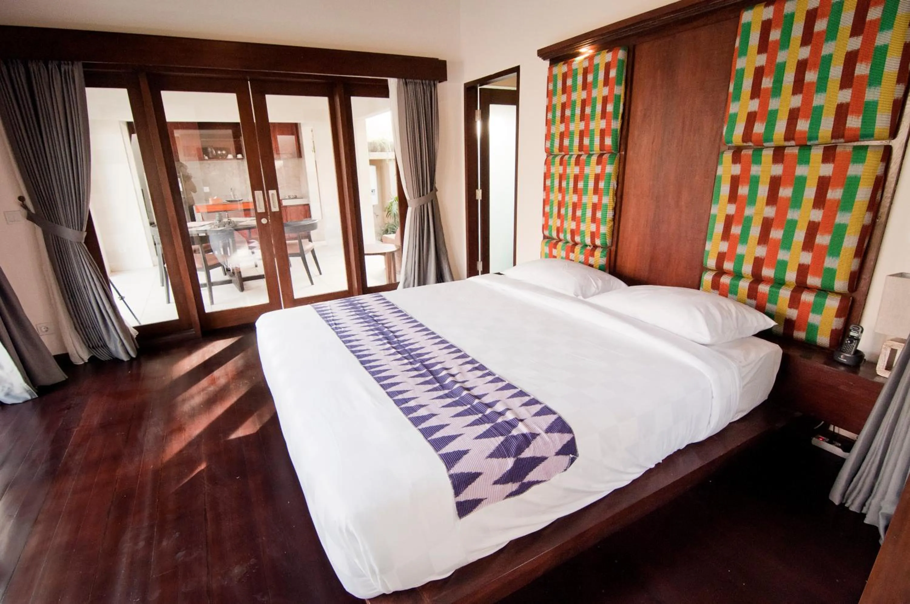 Decorative detail, Bed in Villa Puspa