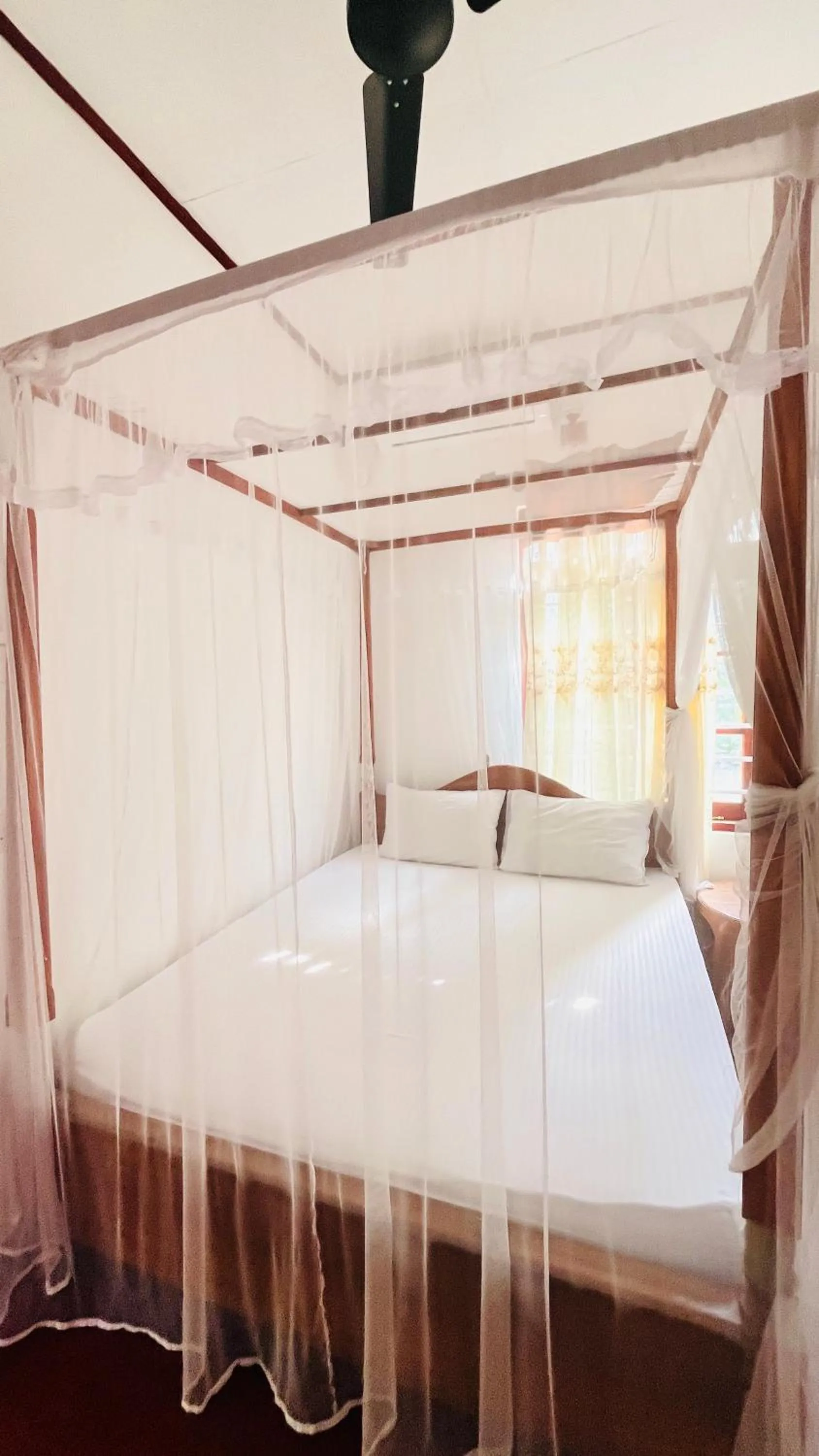 Bed in Wasana Ocean View Villa Mirissa