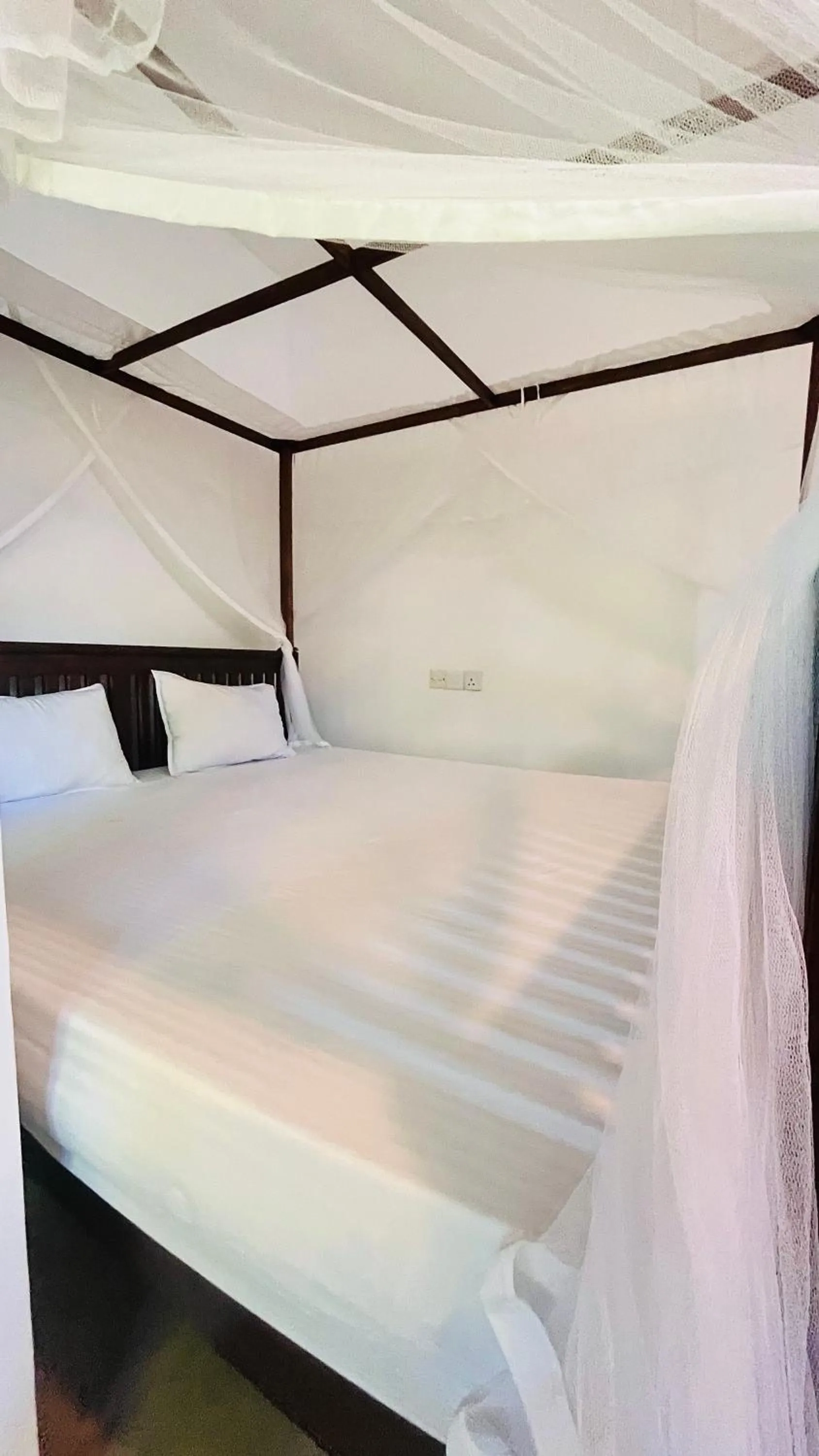 Bed in Wasana Ocean View Villa Mirissa