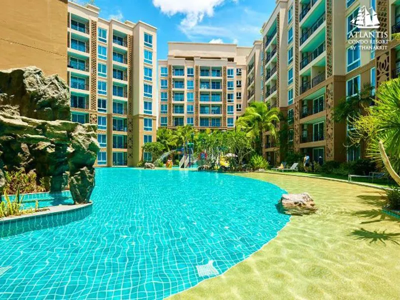 Text overlay in Atlantis Condo & Water Park Pattaya By the Sea