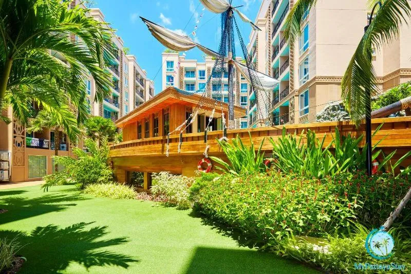 Garden in Atlantis Condo & Water Park Pattaya By the Sea