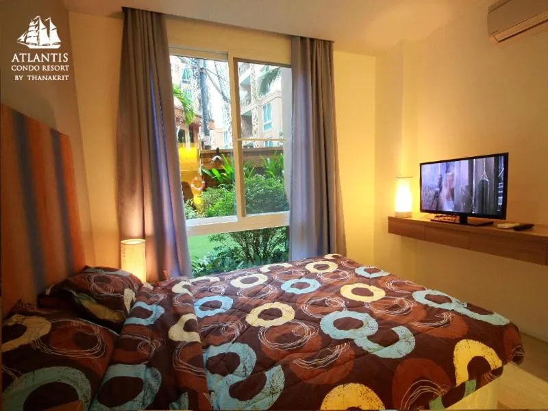 Bed in Atlantis Condo & Water Park Pattaya By the Sea