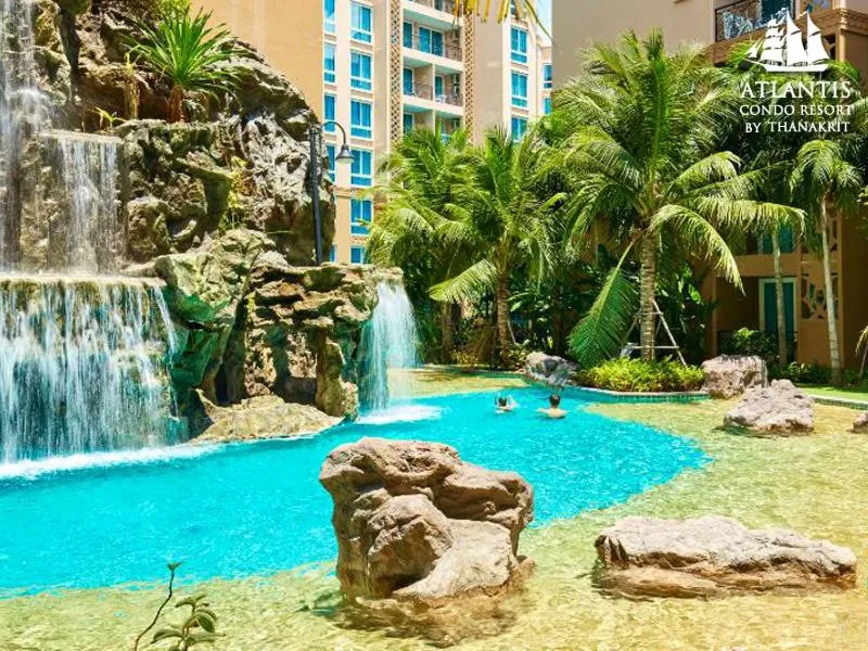 Text overlay in Atlantis Condo & Water Park Pattaya By the Sea