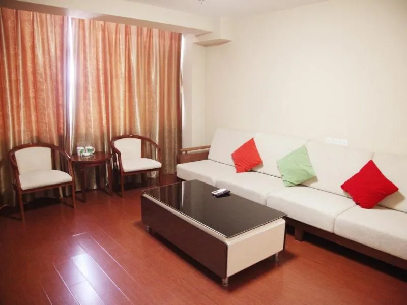 Bed in GreenTree Inn Hebei Handan Railway Station Express Hotel