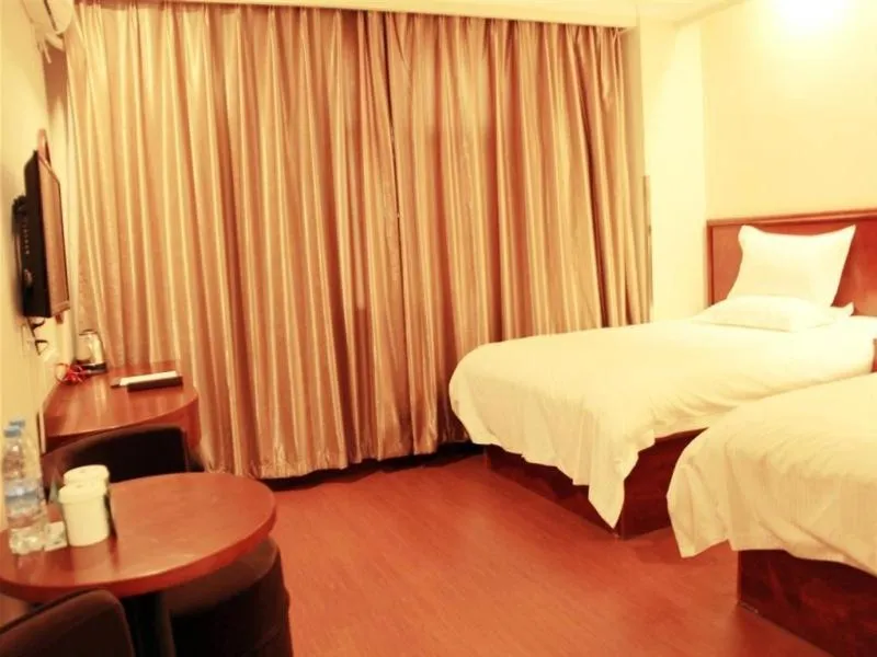 Bed in GreenTree Inn Hebei Langfang Dachang South HuaAn Road Express Hotel