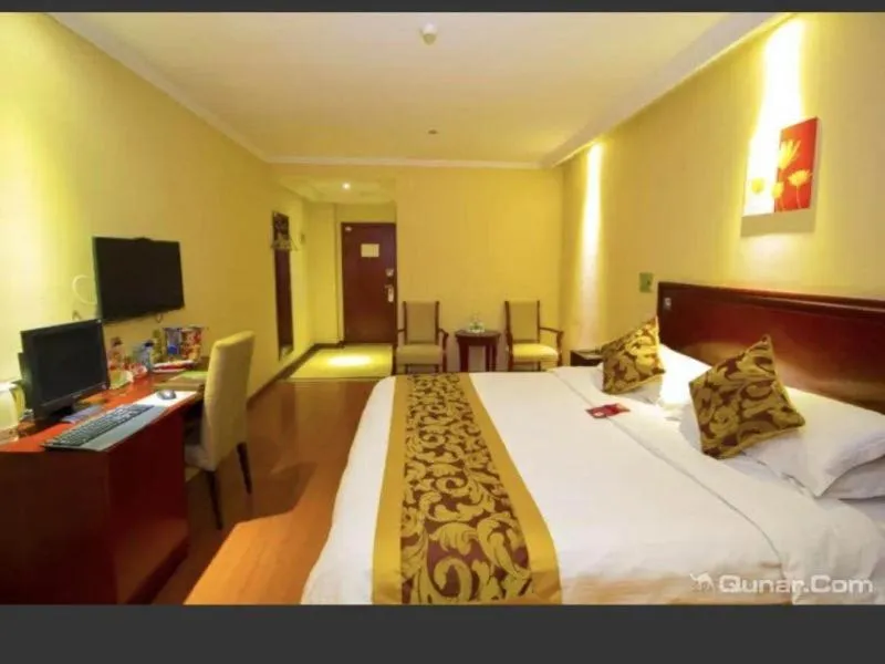 Bed in GreenTree Inn Shandong Weifang Gaomi Liqun Road Minghao Business Hotel