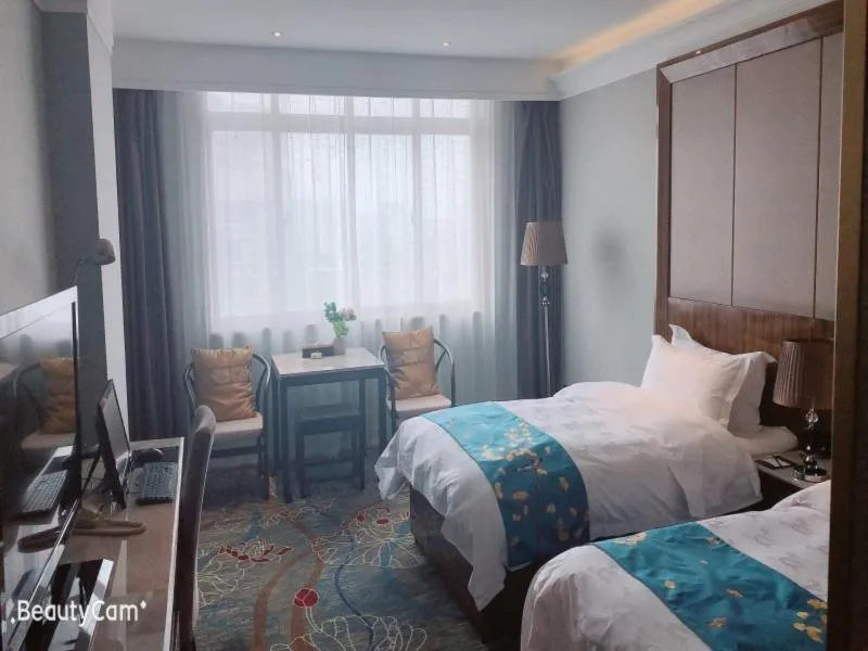 Bed in GreenTree Eastern Anhui Huainan Guangchang Road Hotel