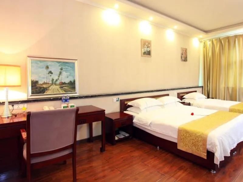 Bed in GreenTree Eastern Anhui Huainan Guangchang Road Hotel