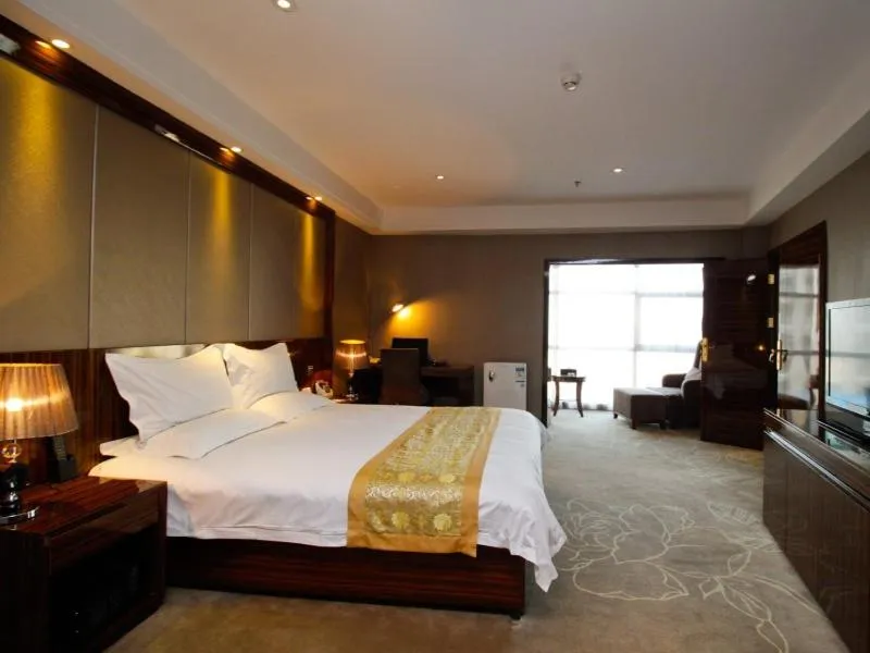 Bed in GreenTree Eastern Anhui Huainan Guangchang Road Hotel