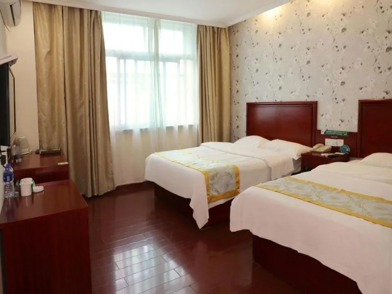 Bed in GreenTree Inn Anhui Fuyang Taihe South Xiyang Road Business Hotel