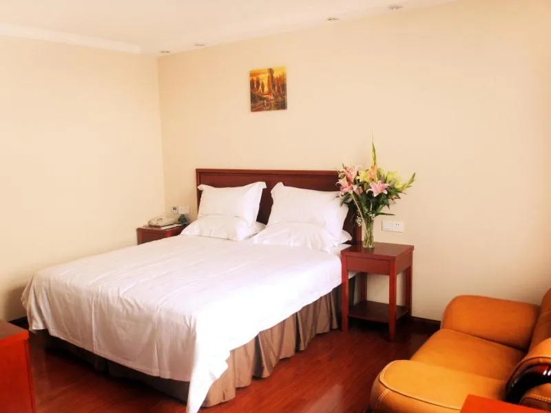 Bed in GreenTree Inn Anhui Xuancheng South Zhaoting Road Business Hotel